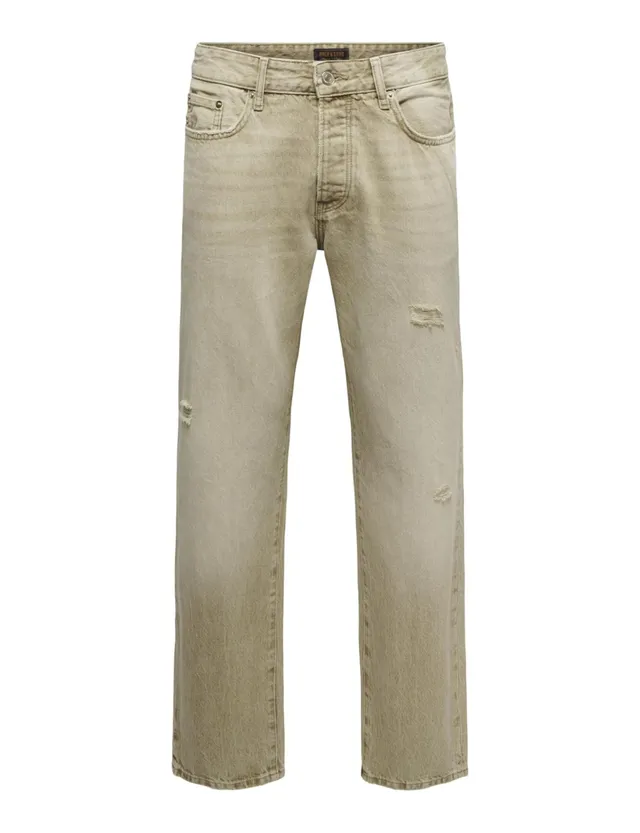Only & Sons Onsedge 6822 Jeans Uomo Beige 36W/34L