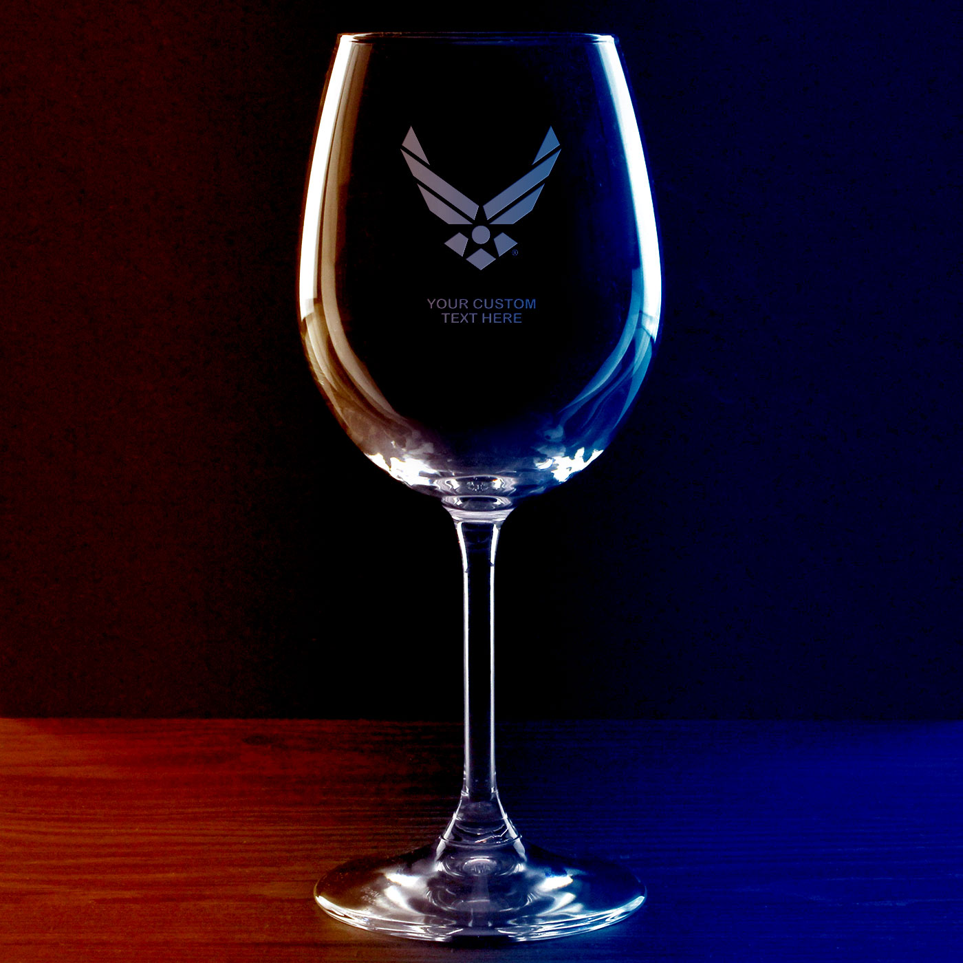 7.62 Design US Air Force calice vino 16oz personalizzato