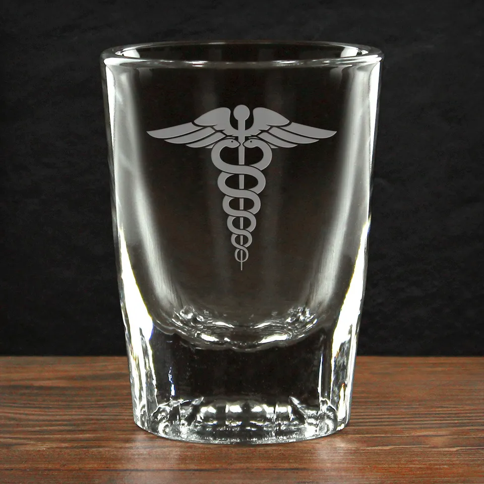 7.62 Design First Responder Bicchierino Vetro 2oz Inciso