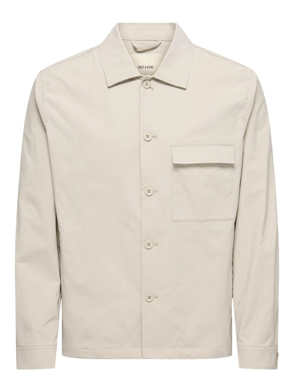 ONLY & SONS Onsgereth shacket camicia uomo nero