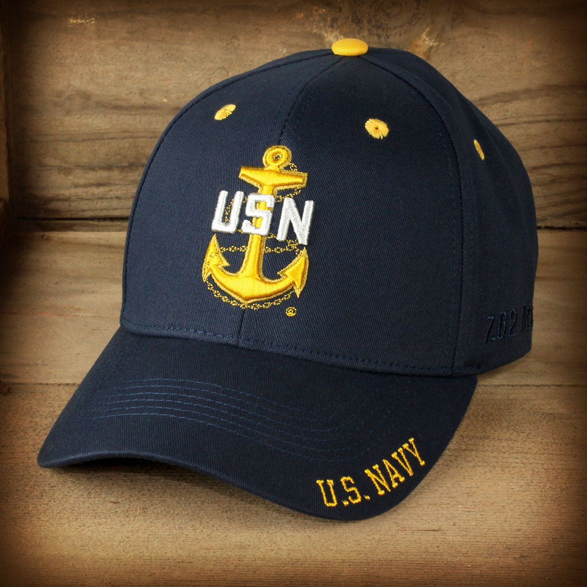 7.62 Design US Navy Chief Cappello twill blu navy
