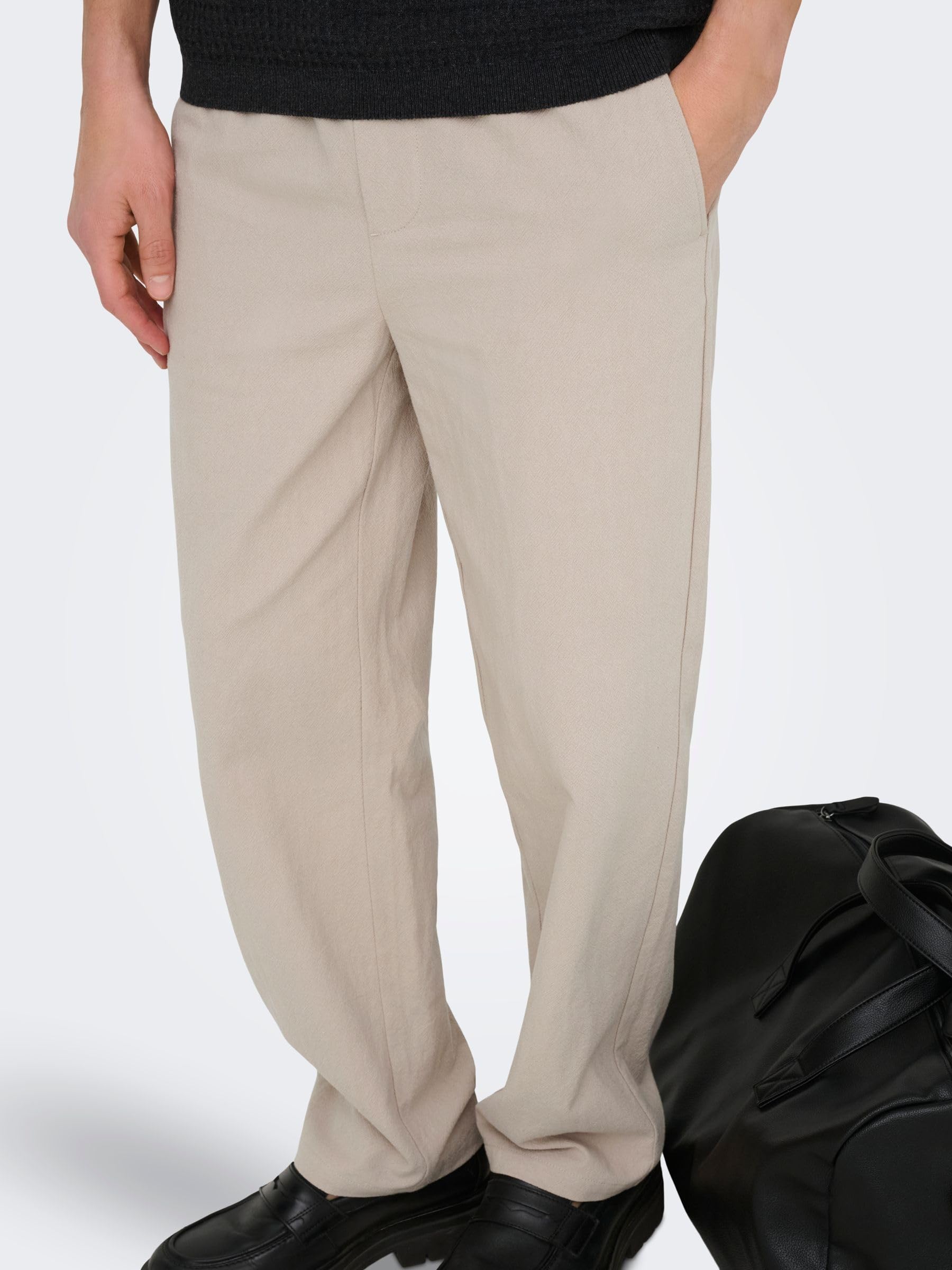 Only & Sons Onssinus 0570 Pantaloni uomo loose cordoncino