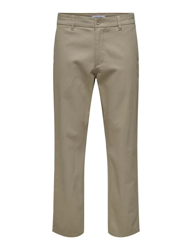 ONLY & SONS Onsnicky Straight Pantaloni Teak vita media
