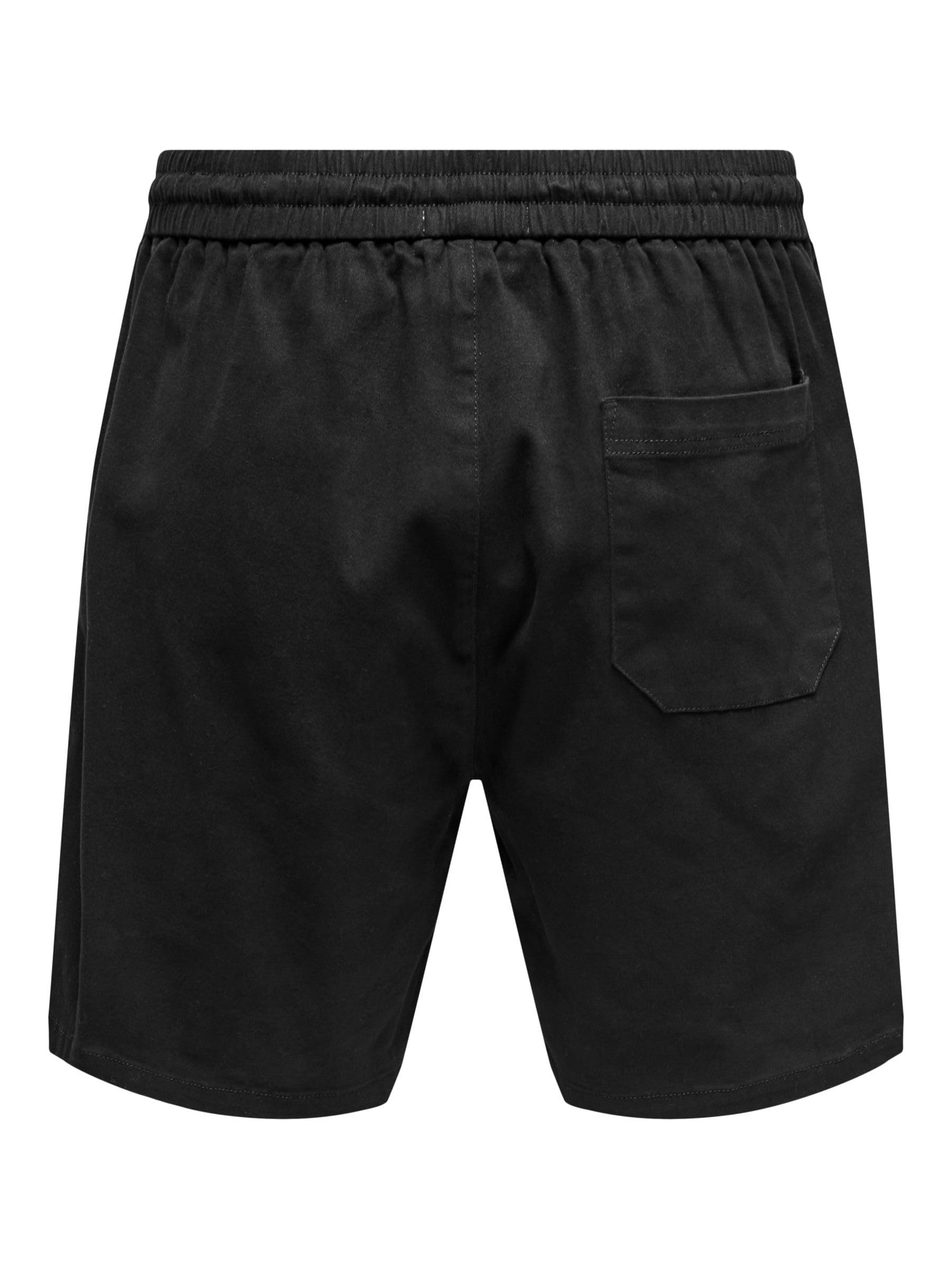 Only & Sons Onstel 0241 Noos Shorts Uomo Nero