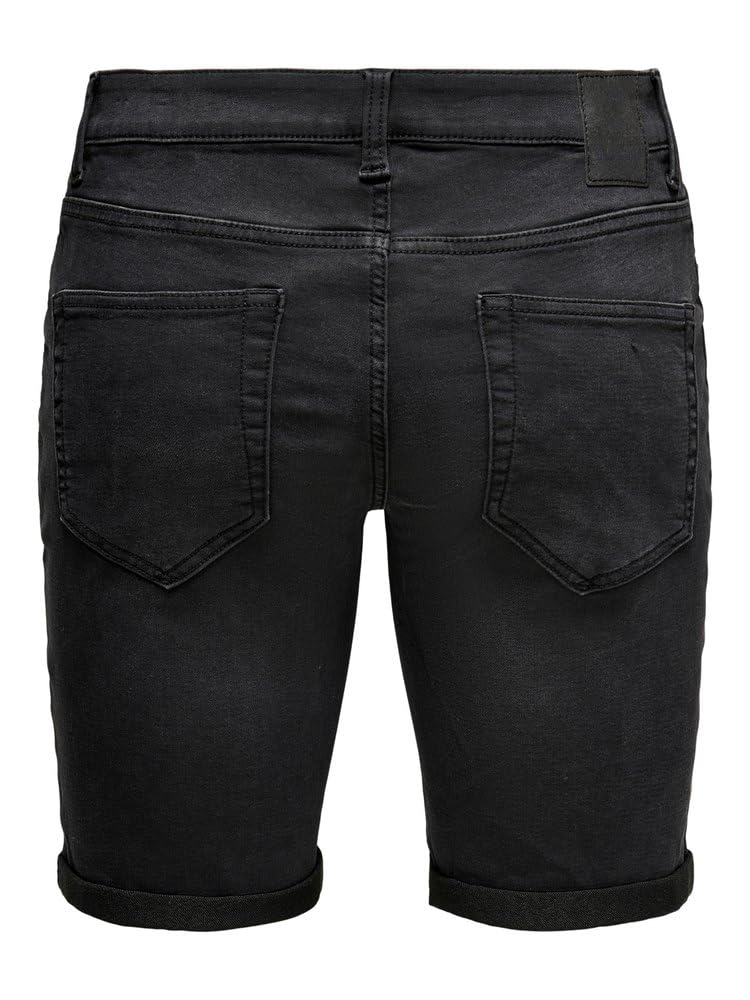 Only & Sons Pantaloncini Jeans Uomo Denim Elasticizzato 3XL
