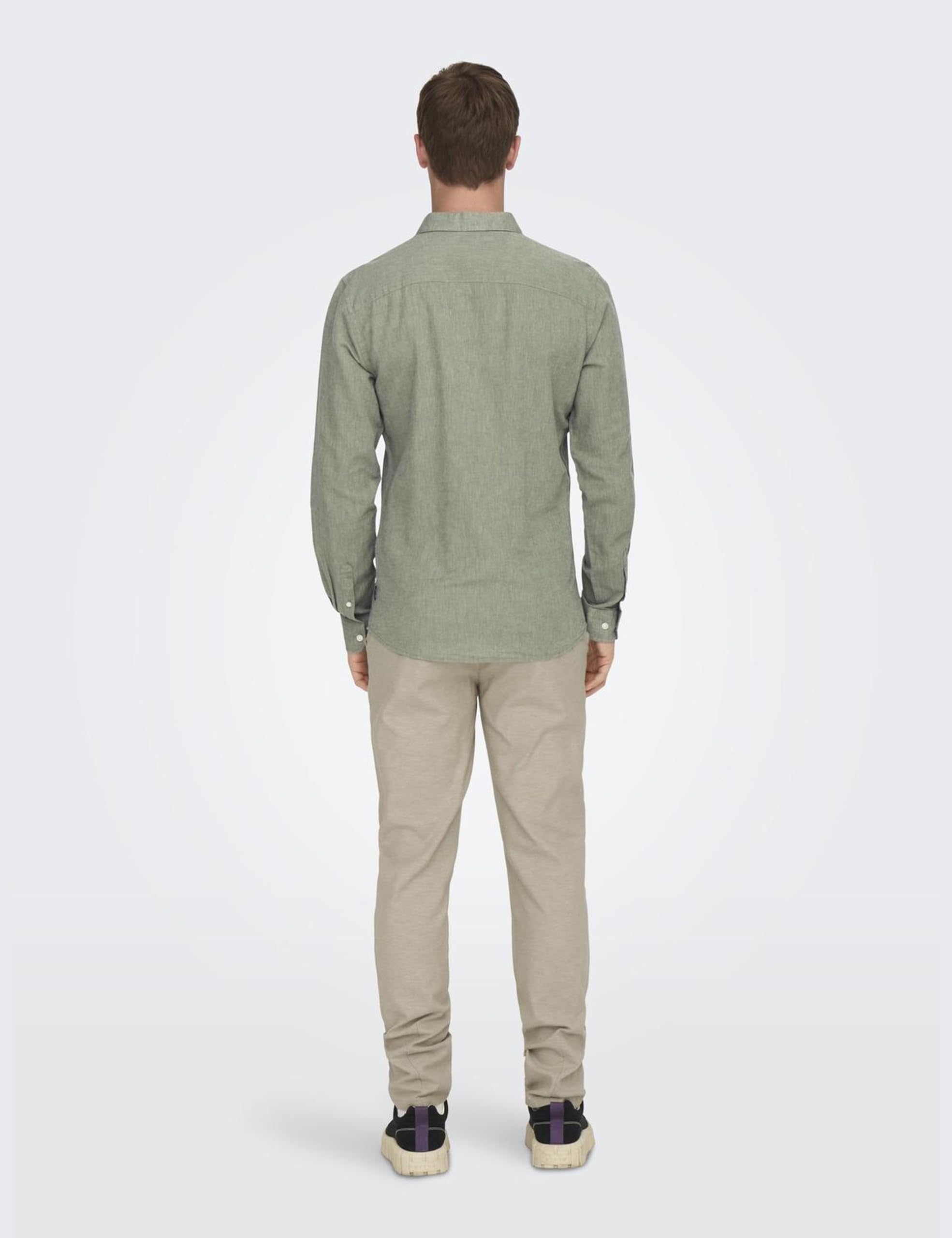 Only & Sons Onscaiden Camicia Uomo Palude Manica Corta