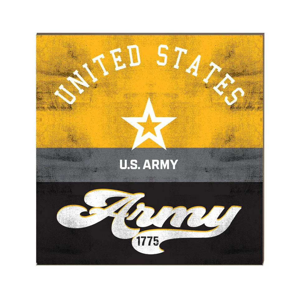 7.62 Design US Army Targa legno 25x25 cm MDF
