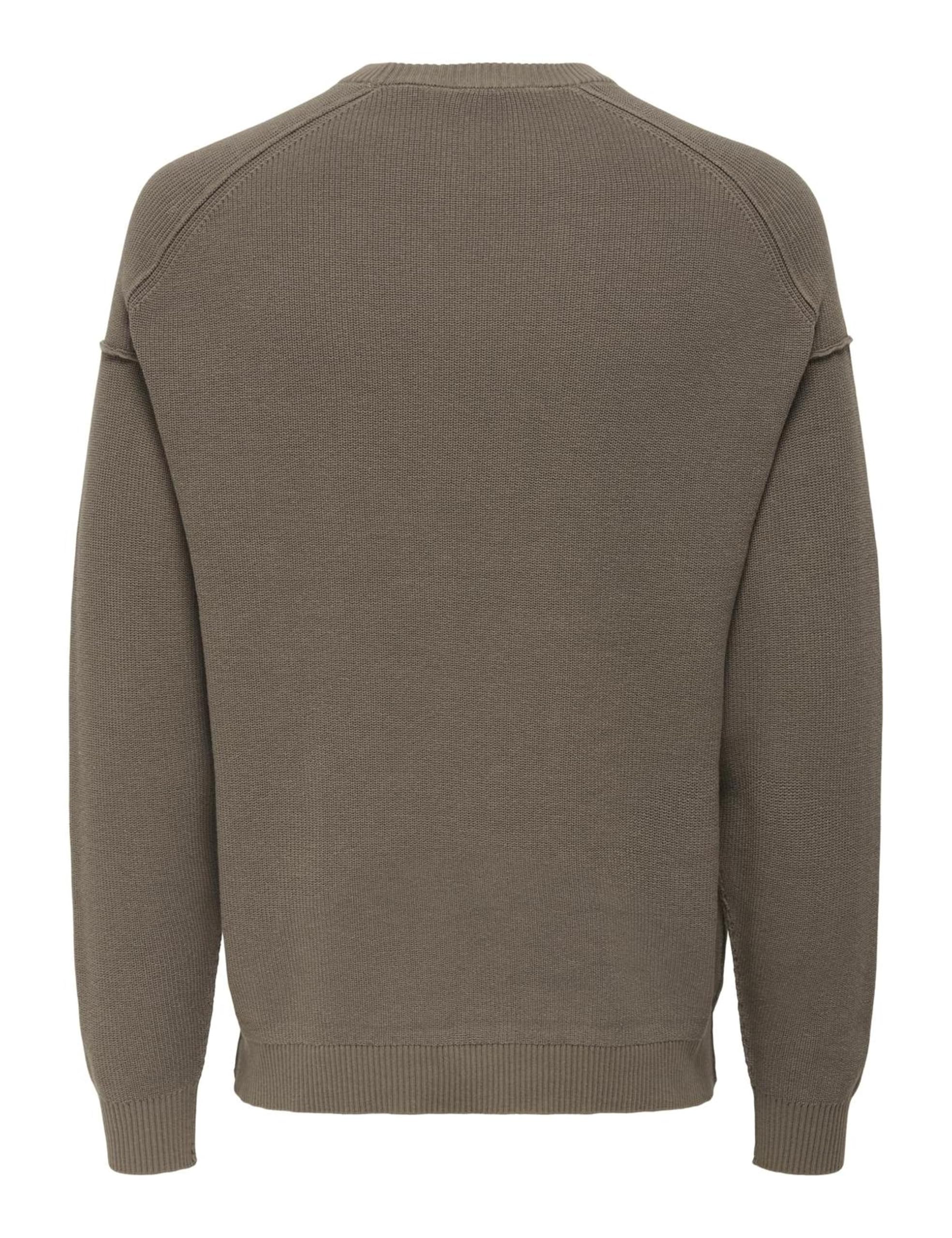 Only & Sons Onsjack RLX LS Half Cardigan Crew Knit maglione uomo nero L