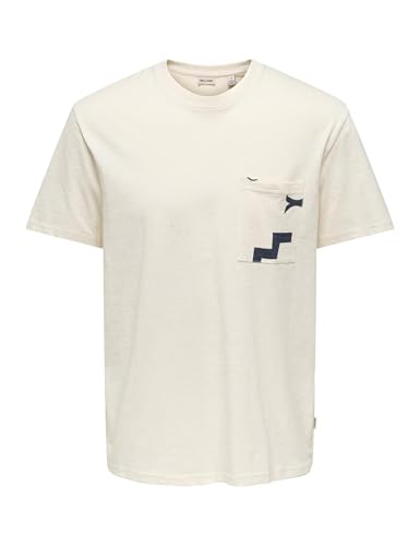 Only & Sons Onsperry t-shirt uomo con taschino