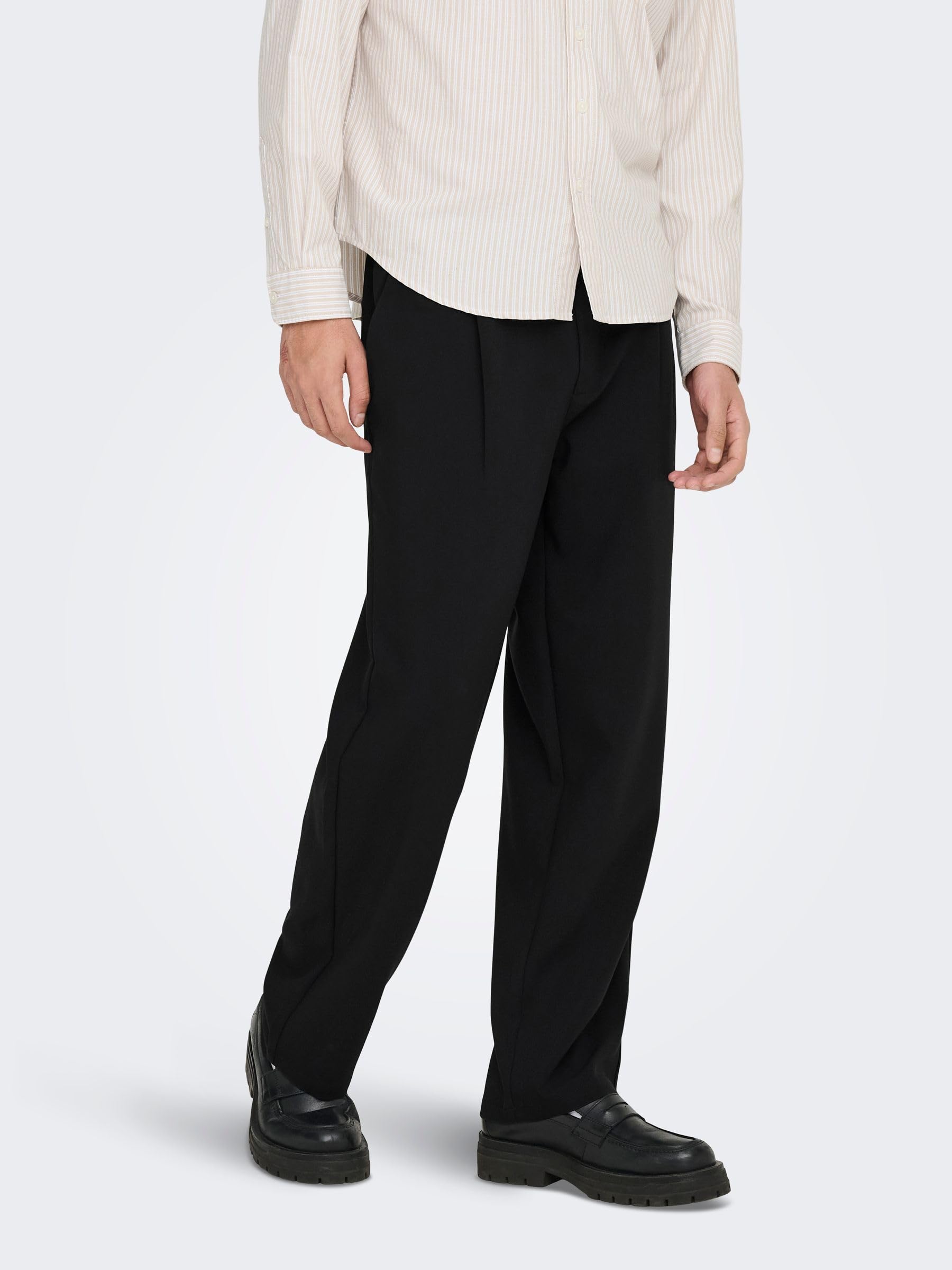 Only & Sons Onswill 0292 pantaloni larghi uomo nero