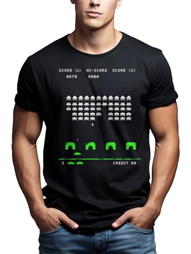 MAKAYA Gamer Space T-Shirt Uomo XL Cotone