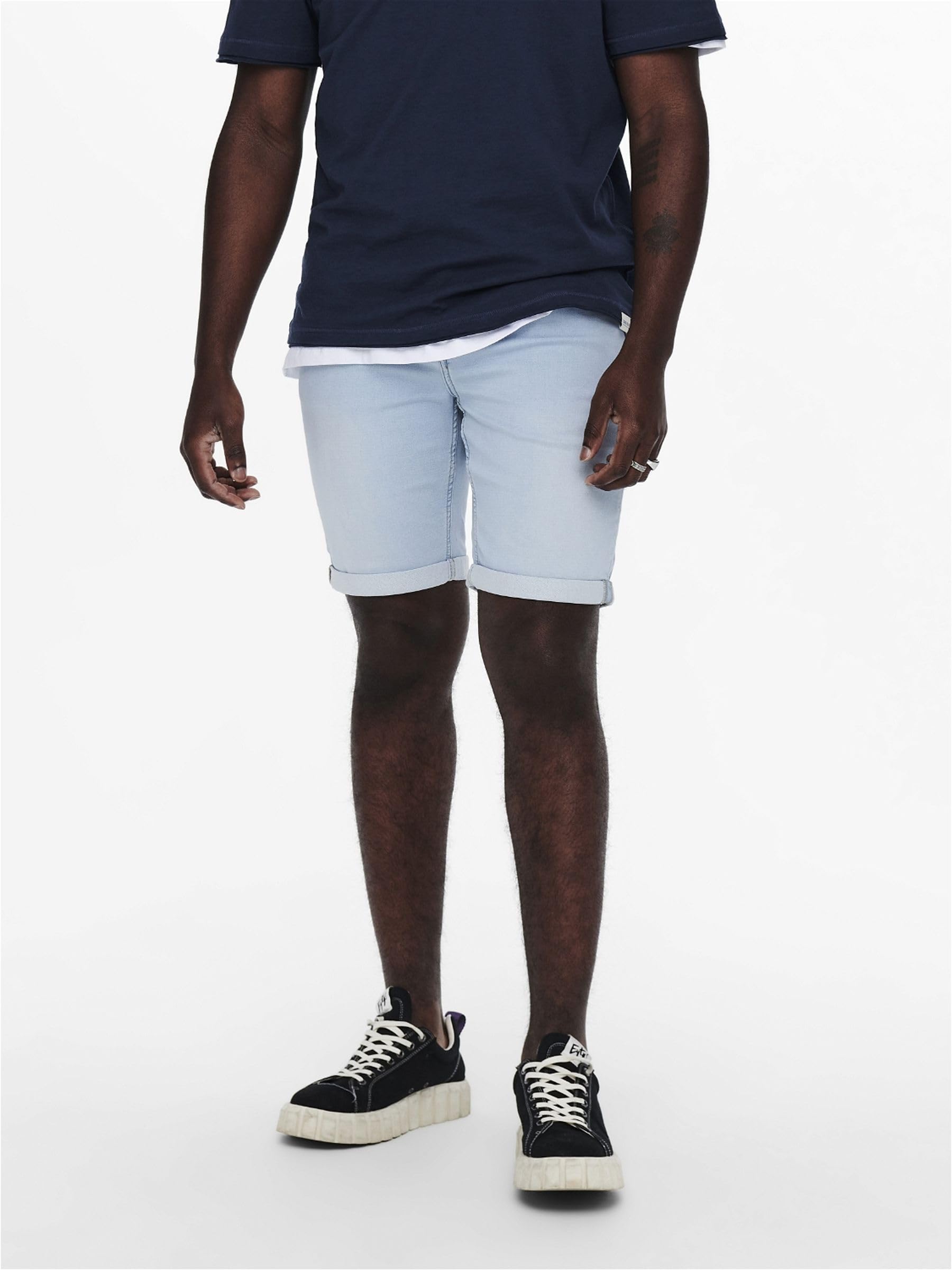 ONLY & SONS ONSPLY Pantaloncini Denim Uomo M Blu Jog