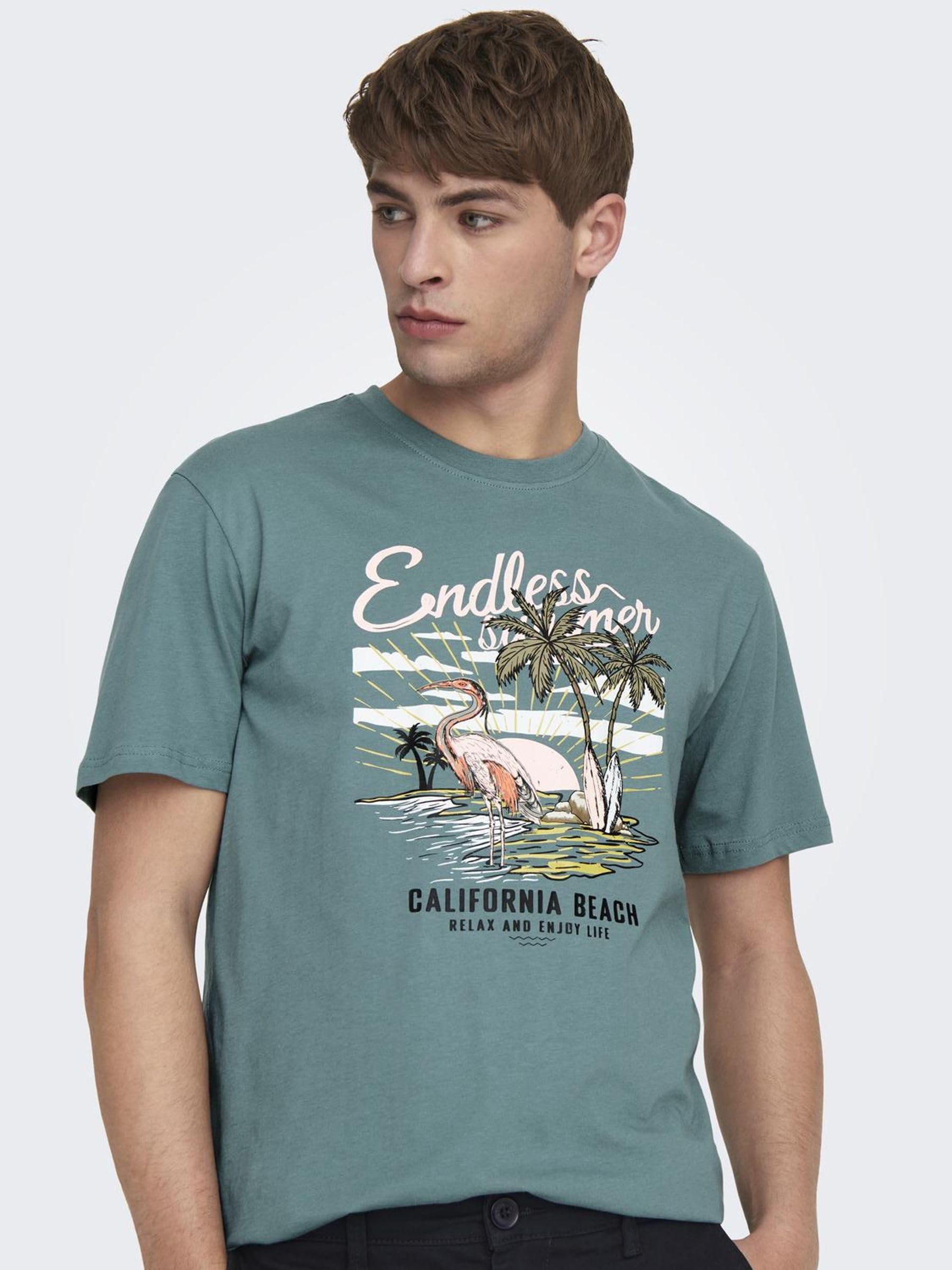 Only & Sons Onsalberto T-shirt cotone girocollo XL