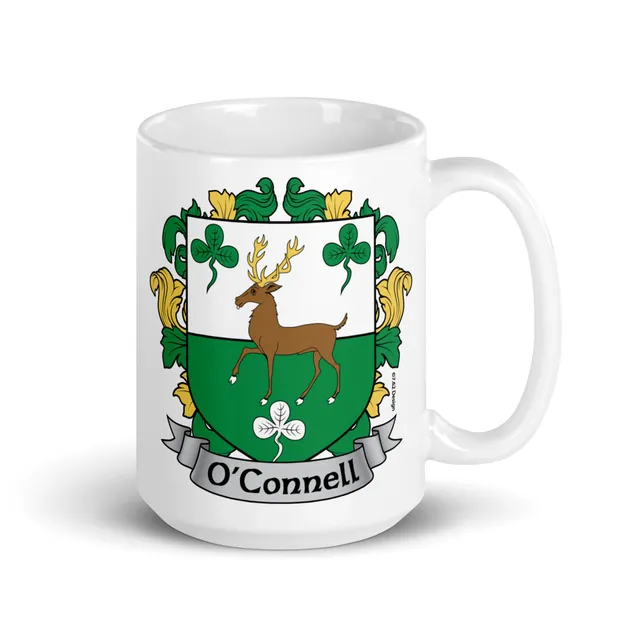 7.62 Design O'Connell Tazza Ceramica 15oz Stemma Irlandese