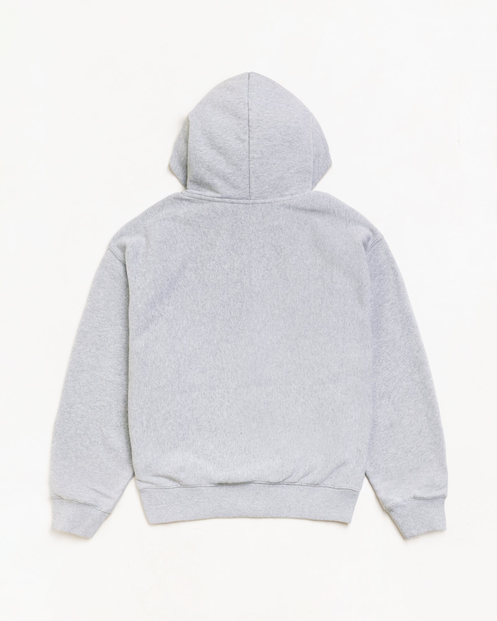 Stussy Zip Sweats Felpa Zip Cappuccio Grey Heather fodera quadri