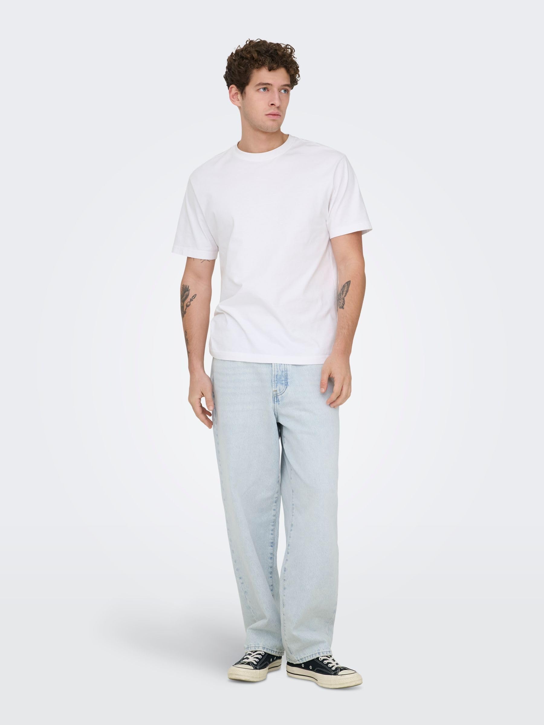 Only & Sons Onsfade Loose Jeans Denim 32W/32L Blu