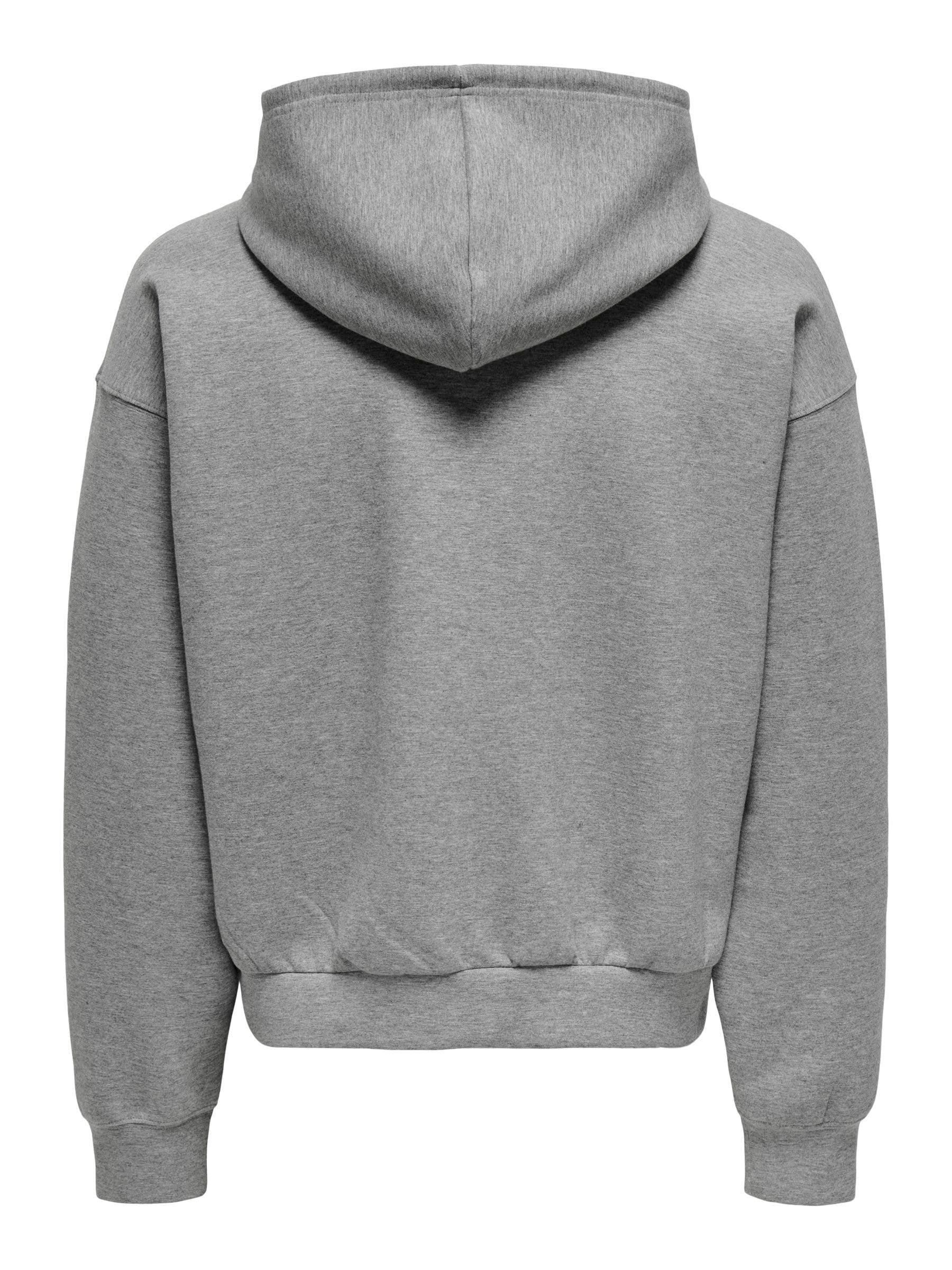 Only & Sons Onsgoyle Boxy Felpa Cappuccio Zip Uomo