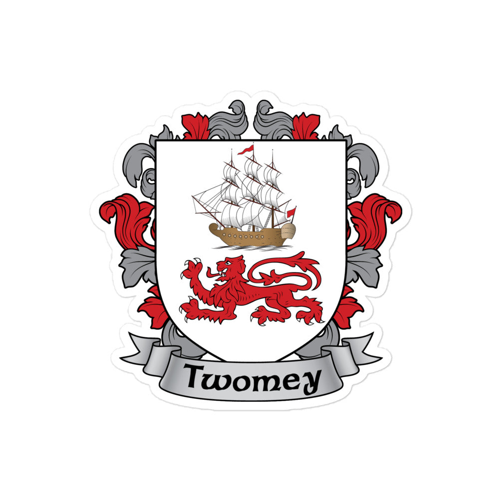 7.62 Design Twomey Coat of Arms adesivo vinile 10x10 cm