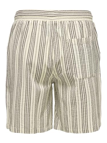 Only & Sons ONSCRUZ Shorts Uomo Seersucker Cotone