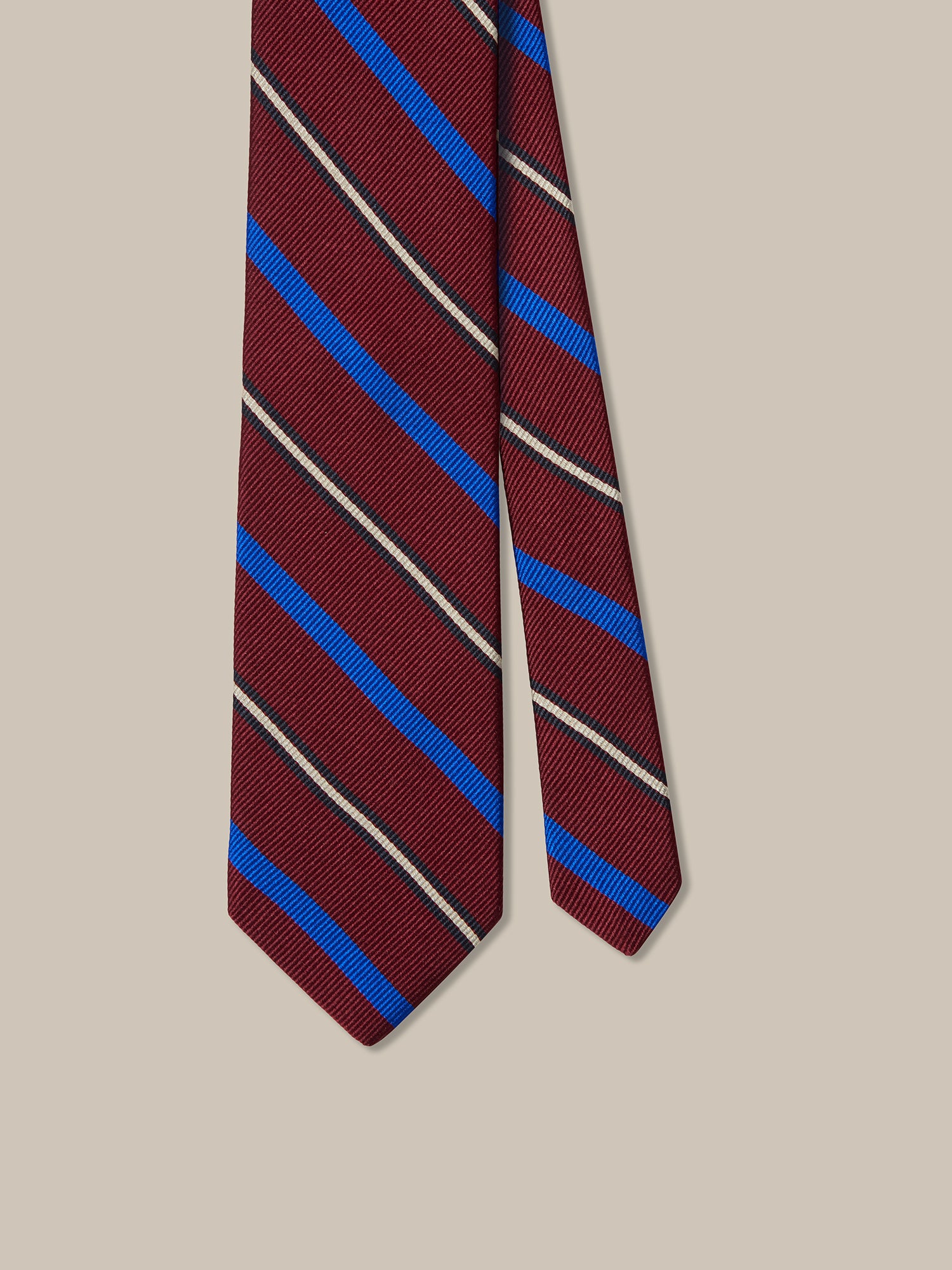 Robert Talbott Robert Multi Rib Stripe Best of Class Cravatta