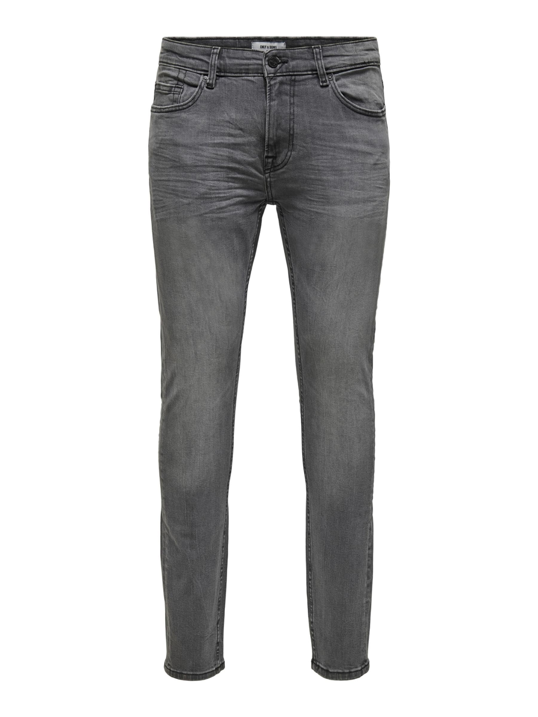 Only & Sons Onswarp Grey DCC 2051 Jeans Skinny Uomo 28 Grigio
