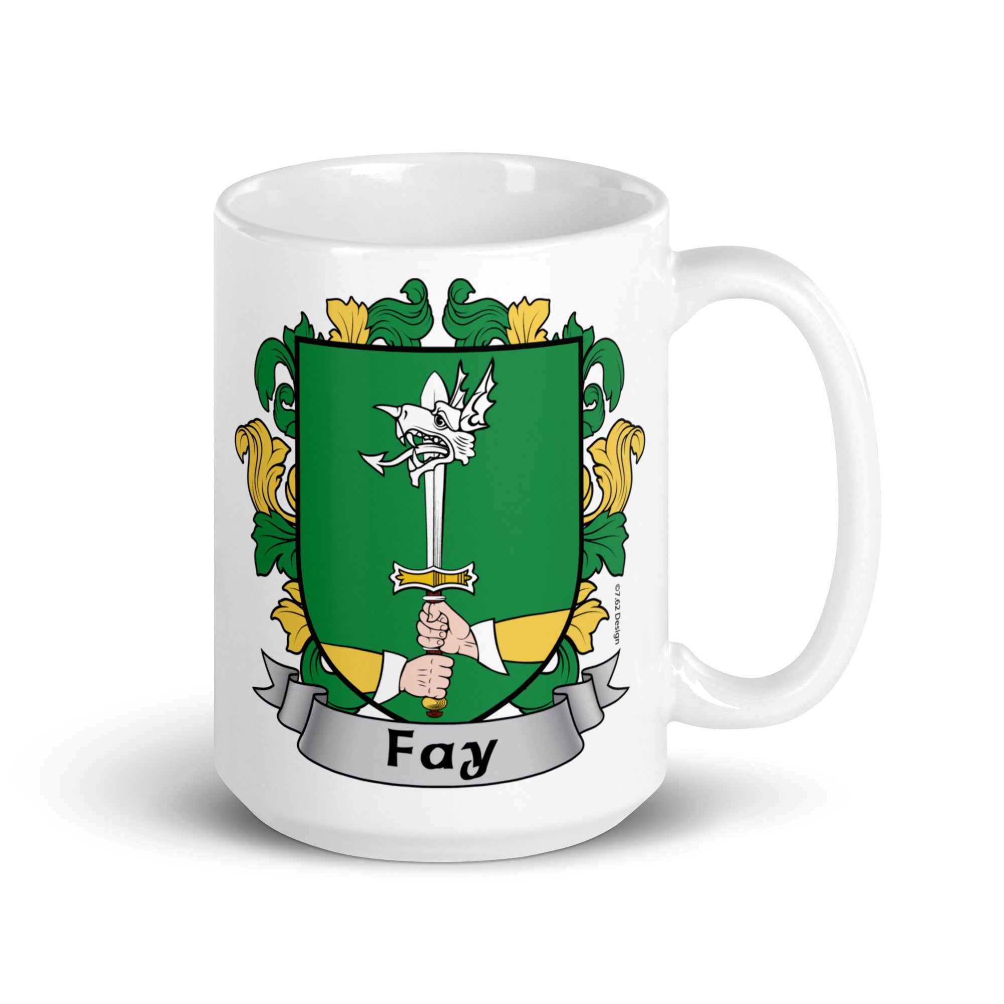 7.62 Design Fay tazza ceramica 440 ml stemma