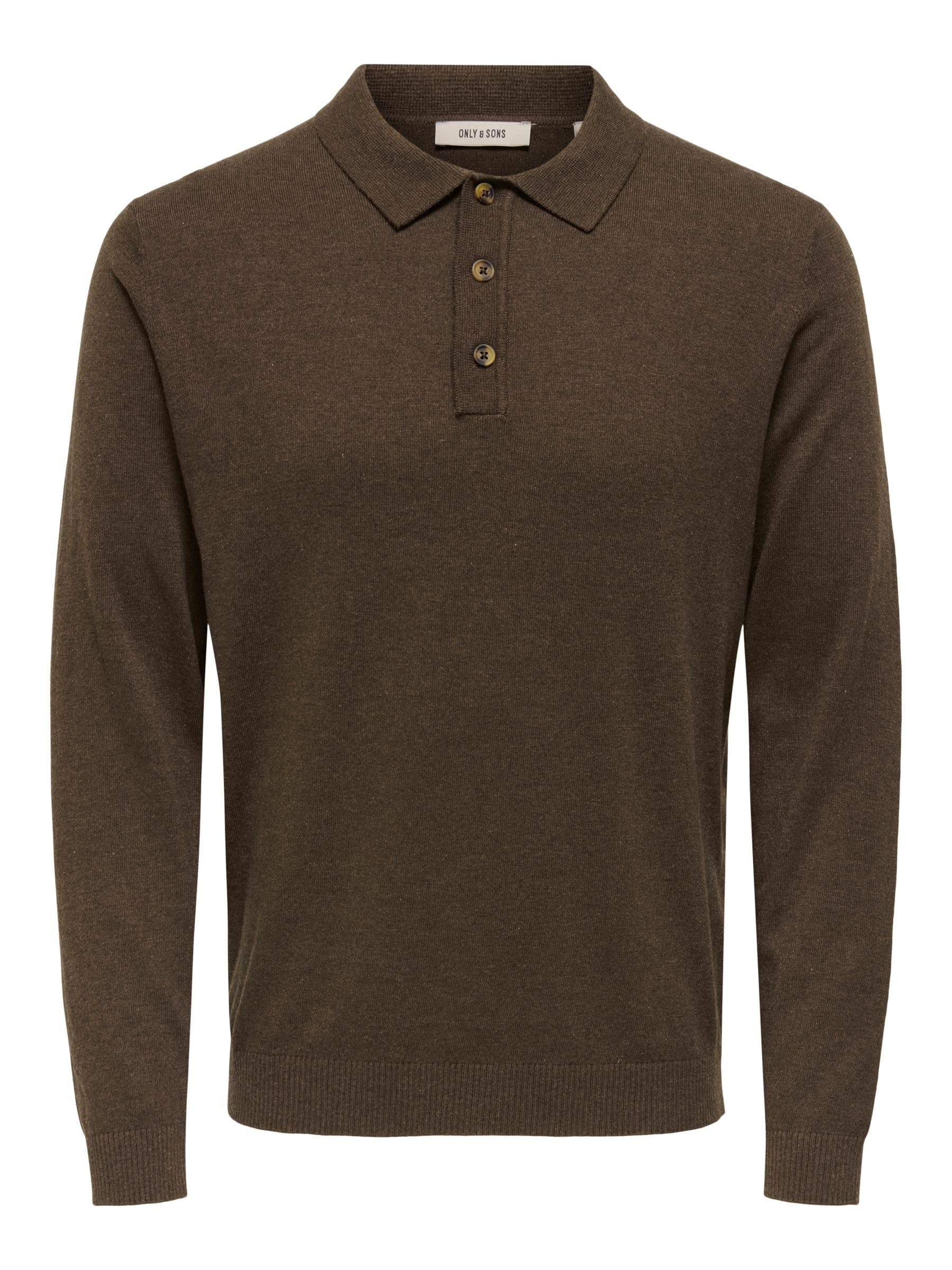 Only & Sons Onsloui Polo Uomo Maglia Nera M