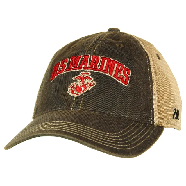 7.62 Design USMC cappello trucker nero vintage stretch