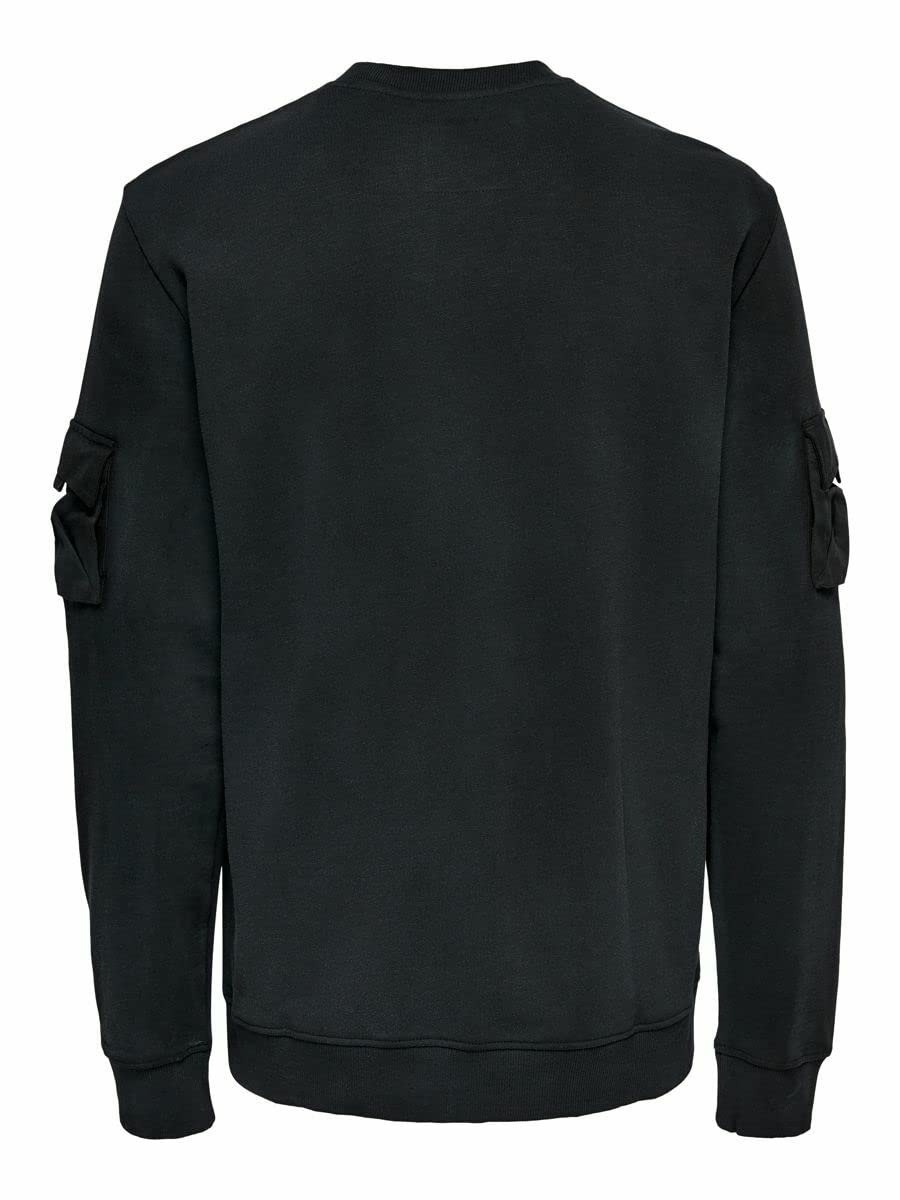 ONLY & SONS Onsnino Felpa uomo girocollo dettagli 9096