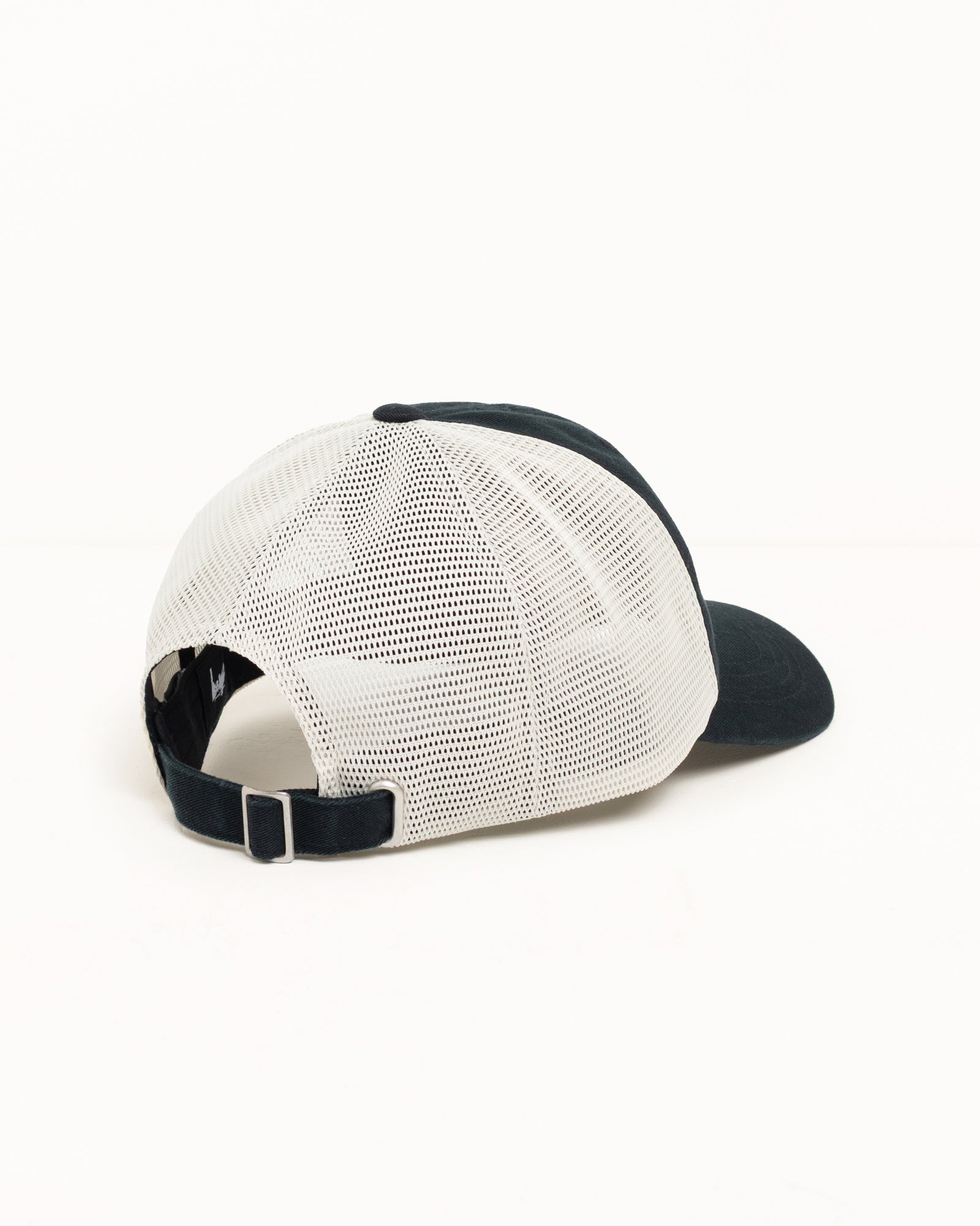 Stussy Workgear Trucker Cappello Nero Cotone Rete