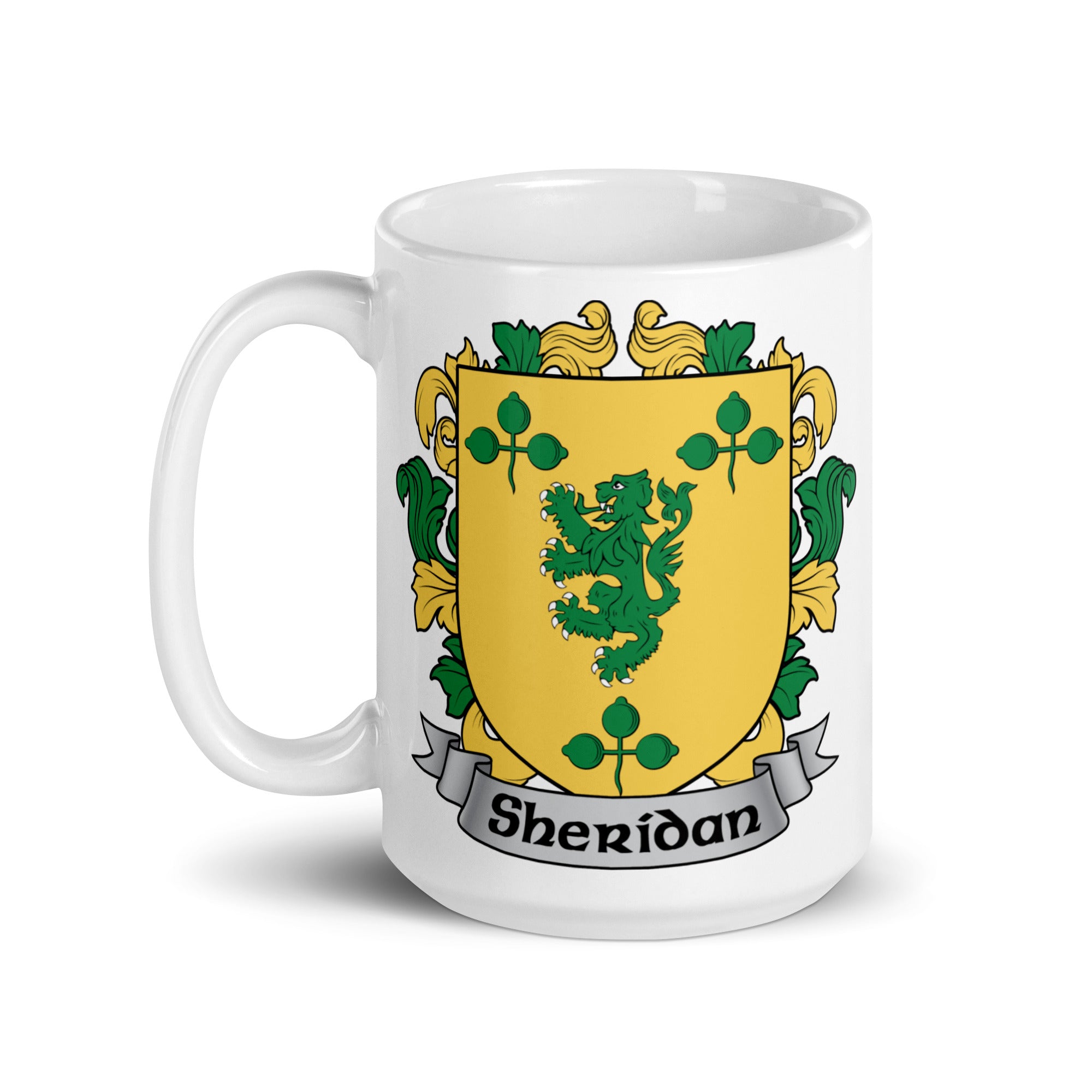 7.62 Design Sheridan Irish Crest Tazza Ceramica 15oz Stemma