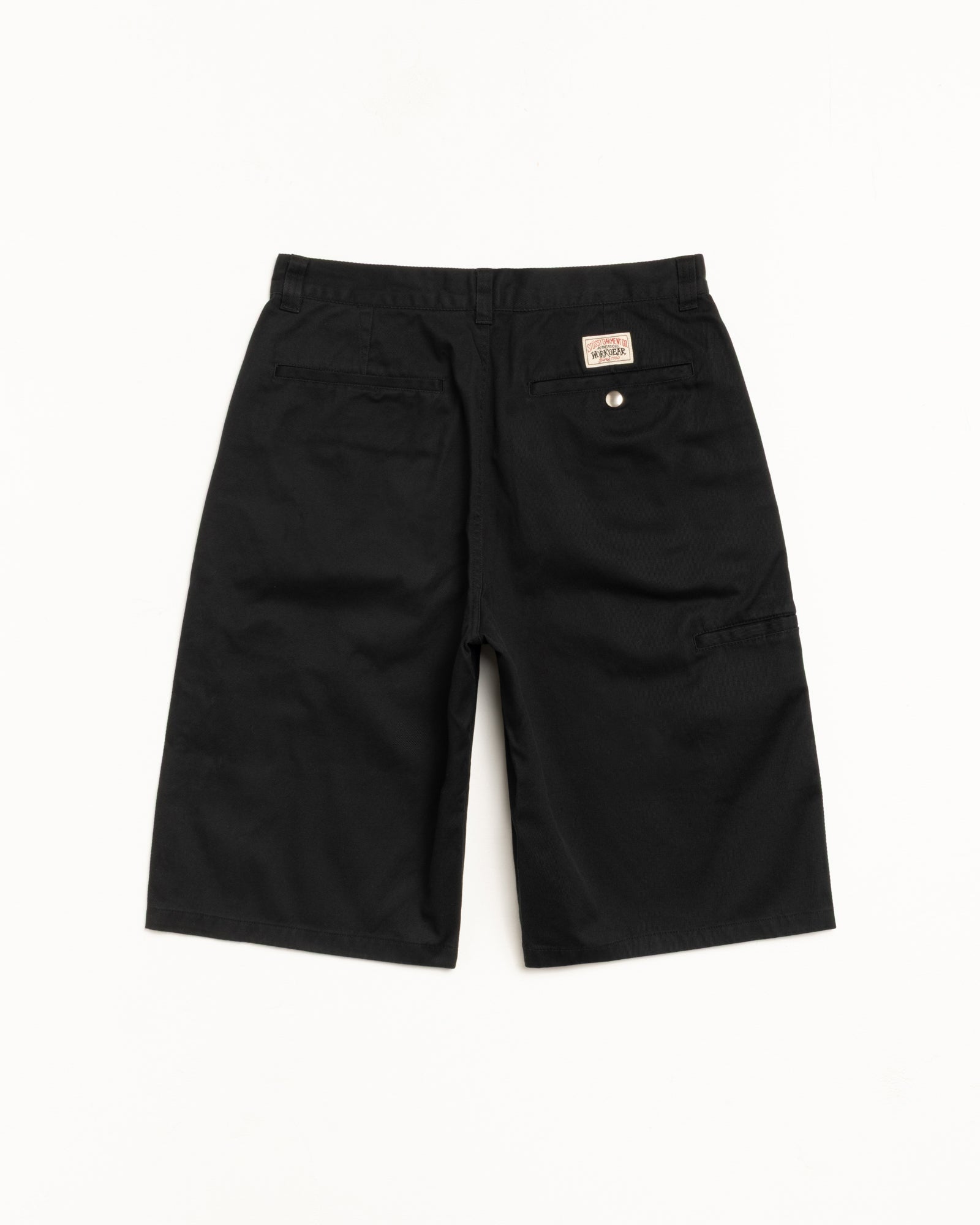 Stussy Chino Work Short pantaloncini black twill cotone