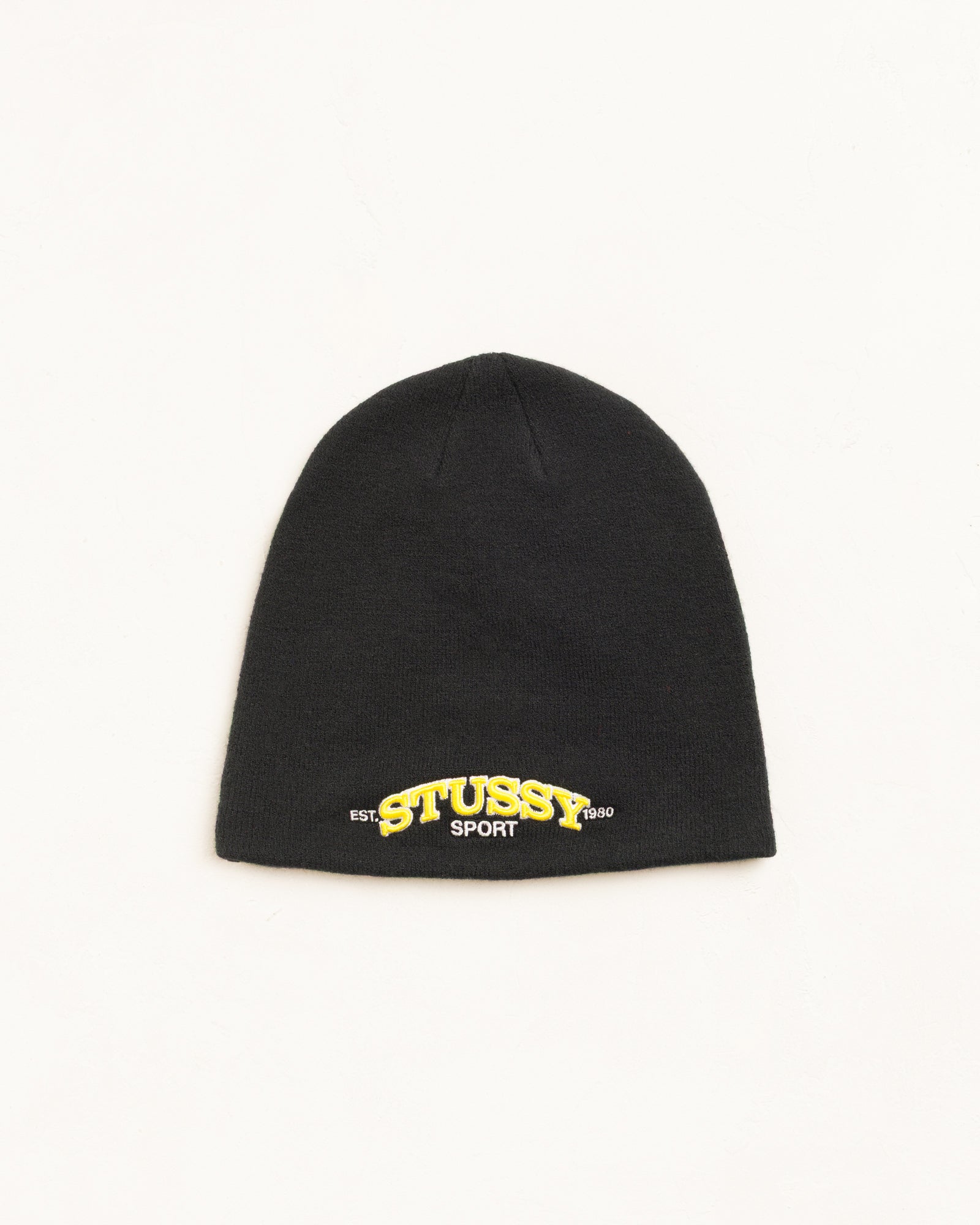 Stussy Classic Sport Skullcap berretto nero acrilico