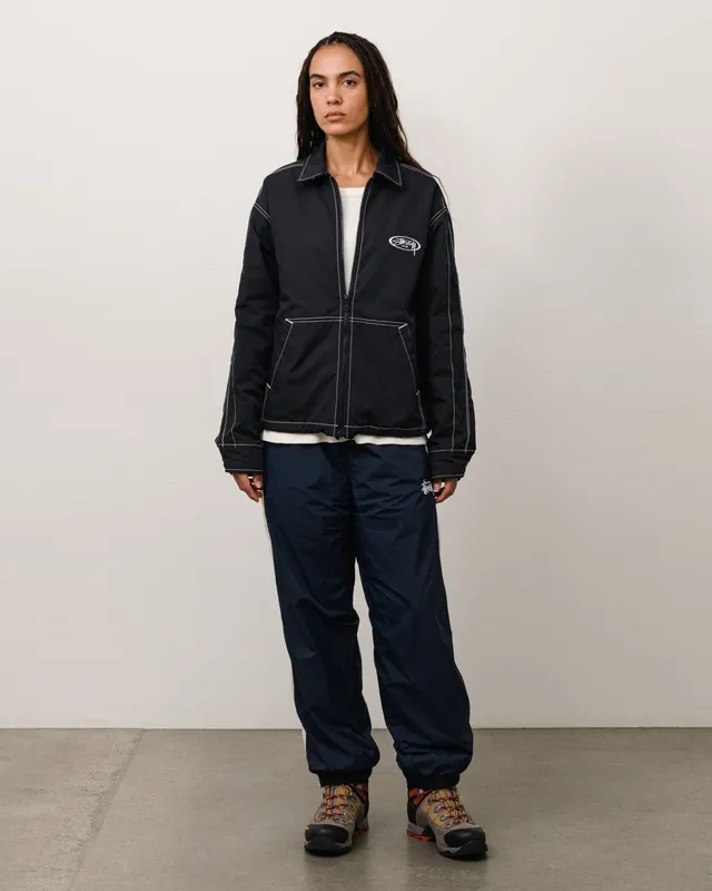 Stussy Offshore Jacket giacca nera nylon impermeabile