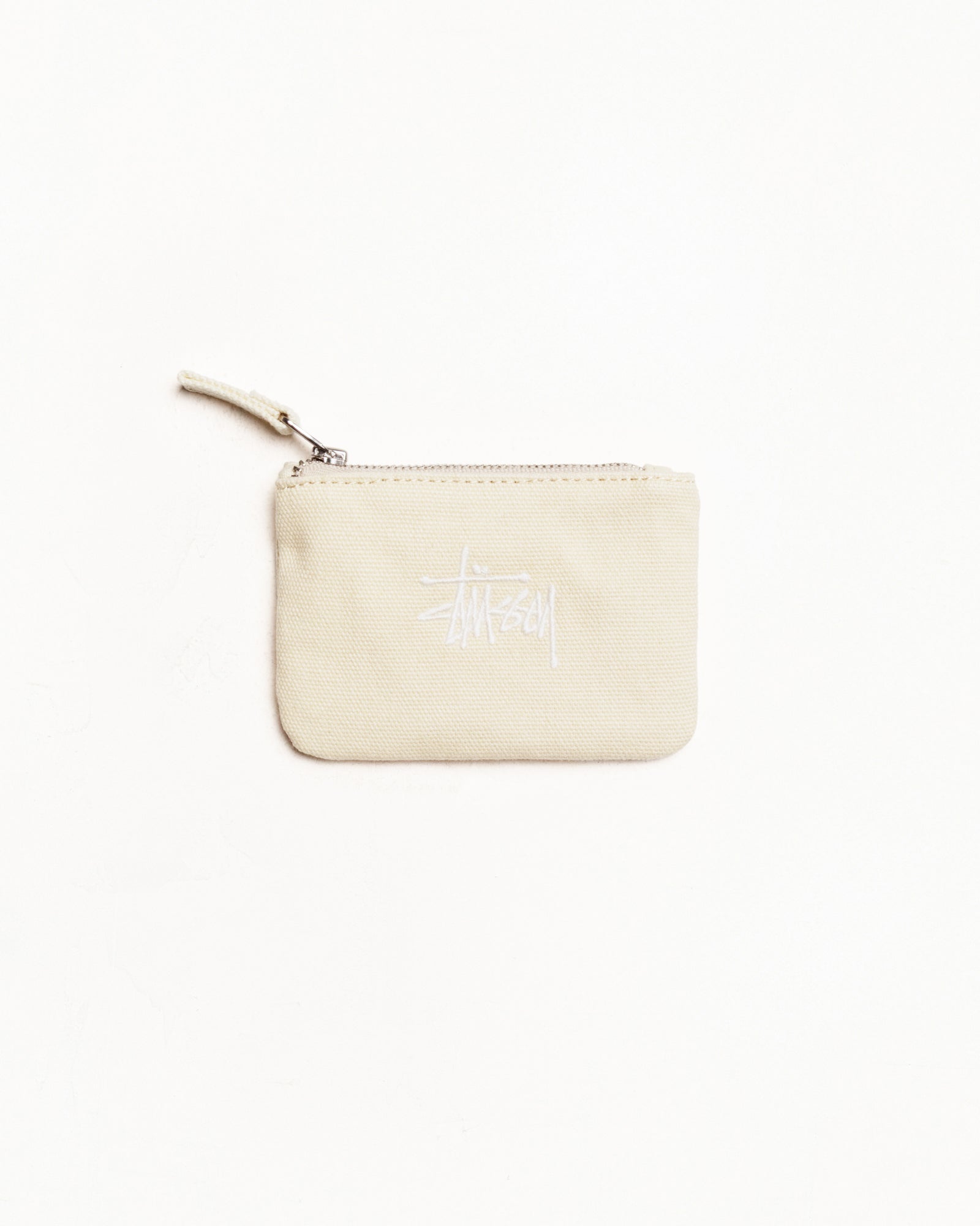 Stussy Accessories Canvas Coin Pouch portamonete natural cotone