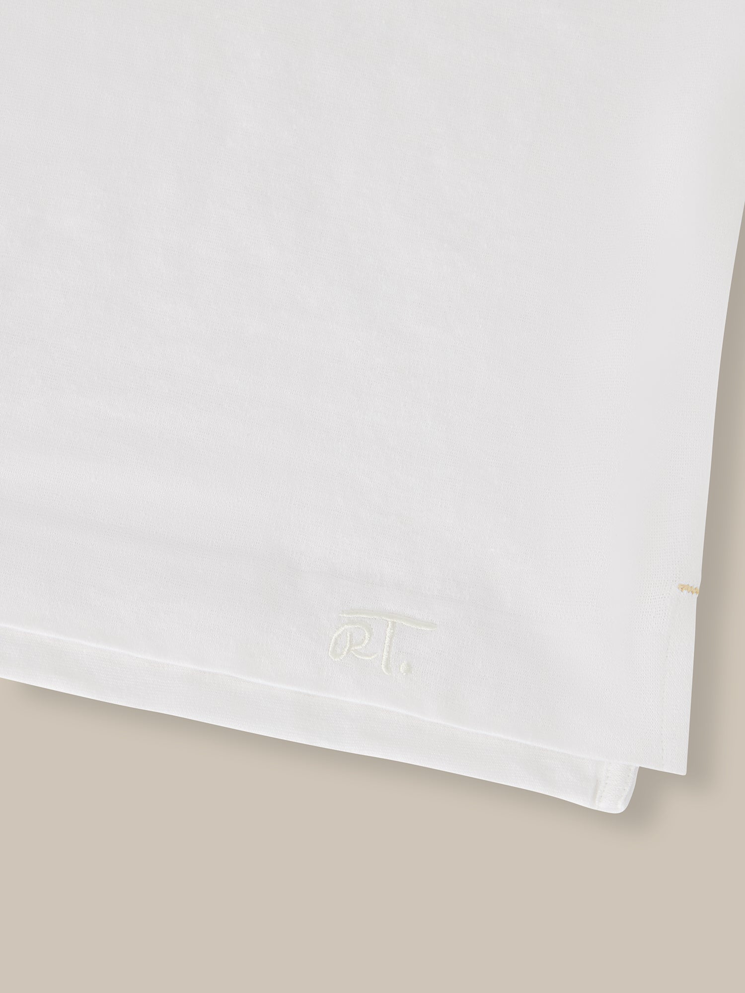 Robert Talbott Taylor polo lino bianca piquet S-XXL
