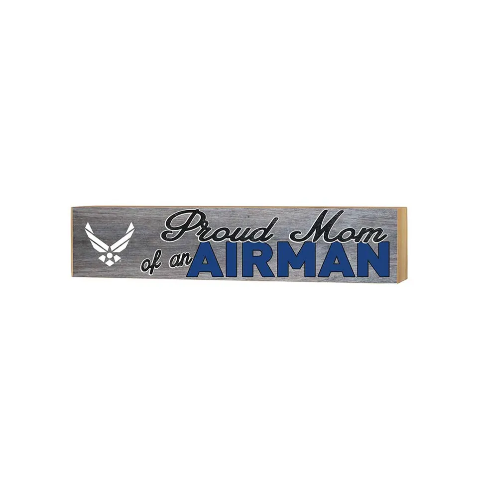 7.62 Design US Air Force Proud Mom Targa Legno 7x33 cm