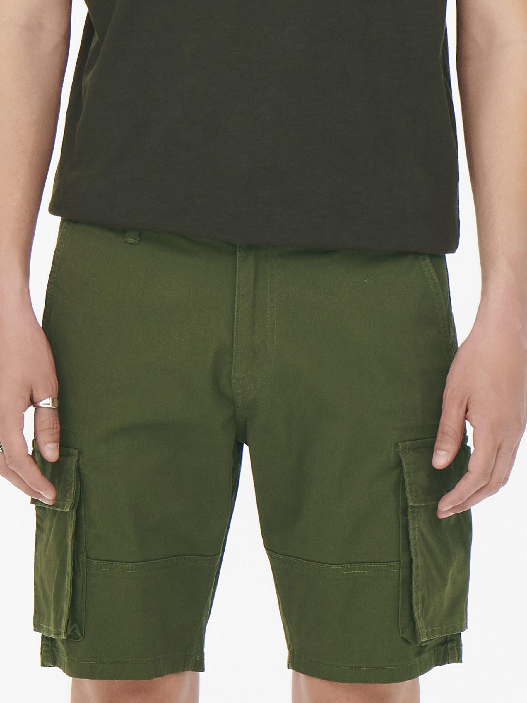 Only & Sons Pantaloncini Uomo Olive Night taglia L cargo