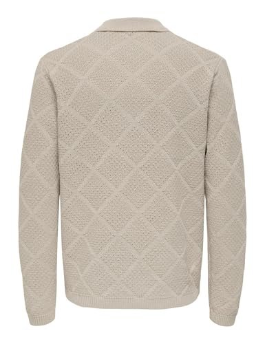 Only & Sons Onsmap Life Reg Cardigan Uomo Nero