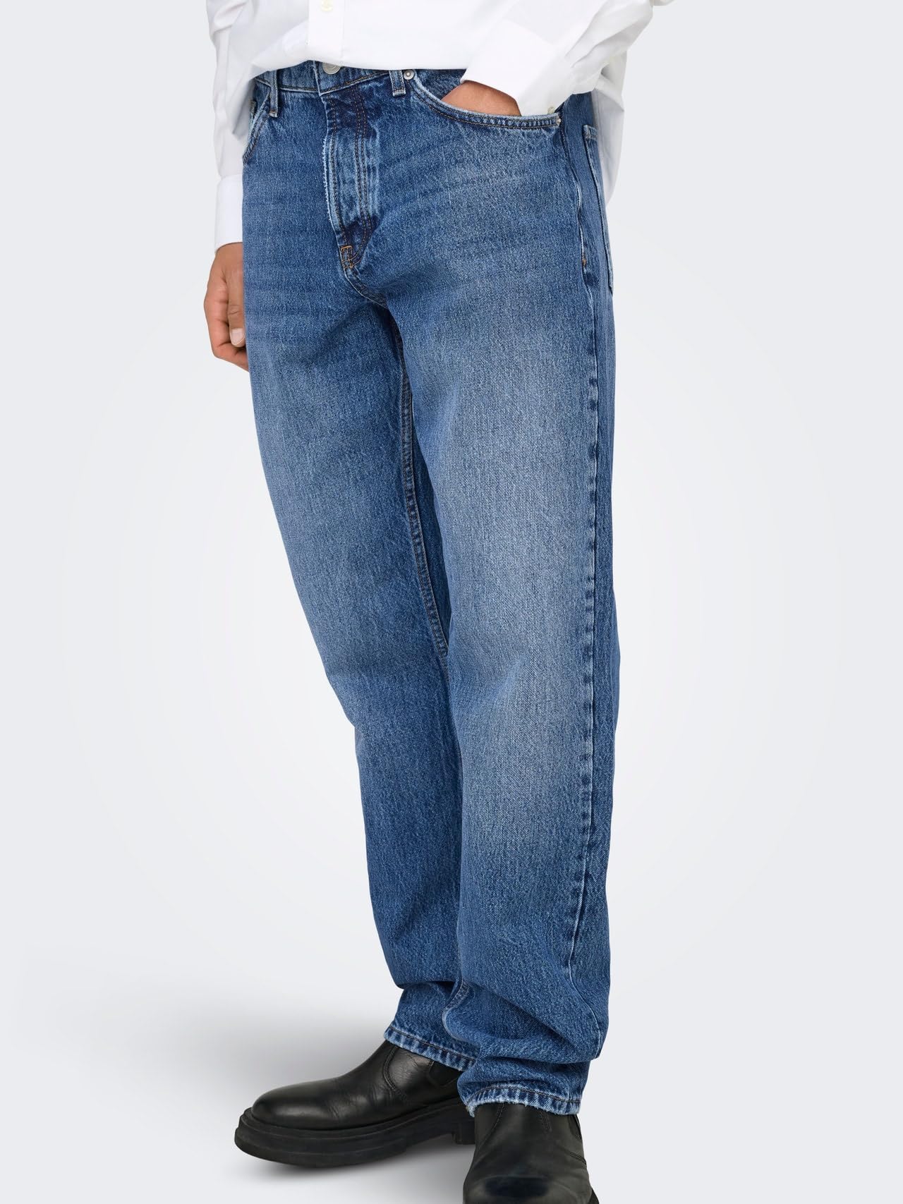 ONLY & SONS ONSEDGE Straight Jeans uomo 36W/34L vita media