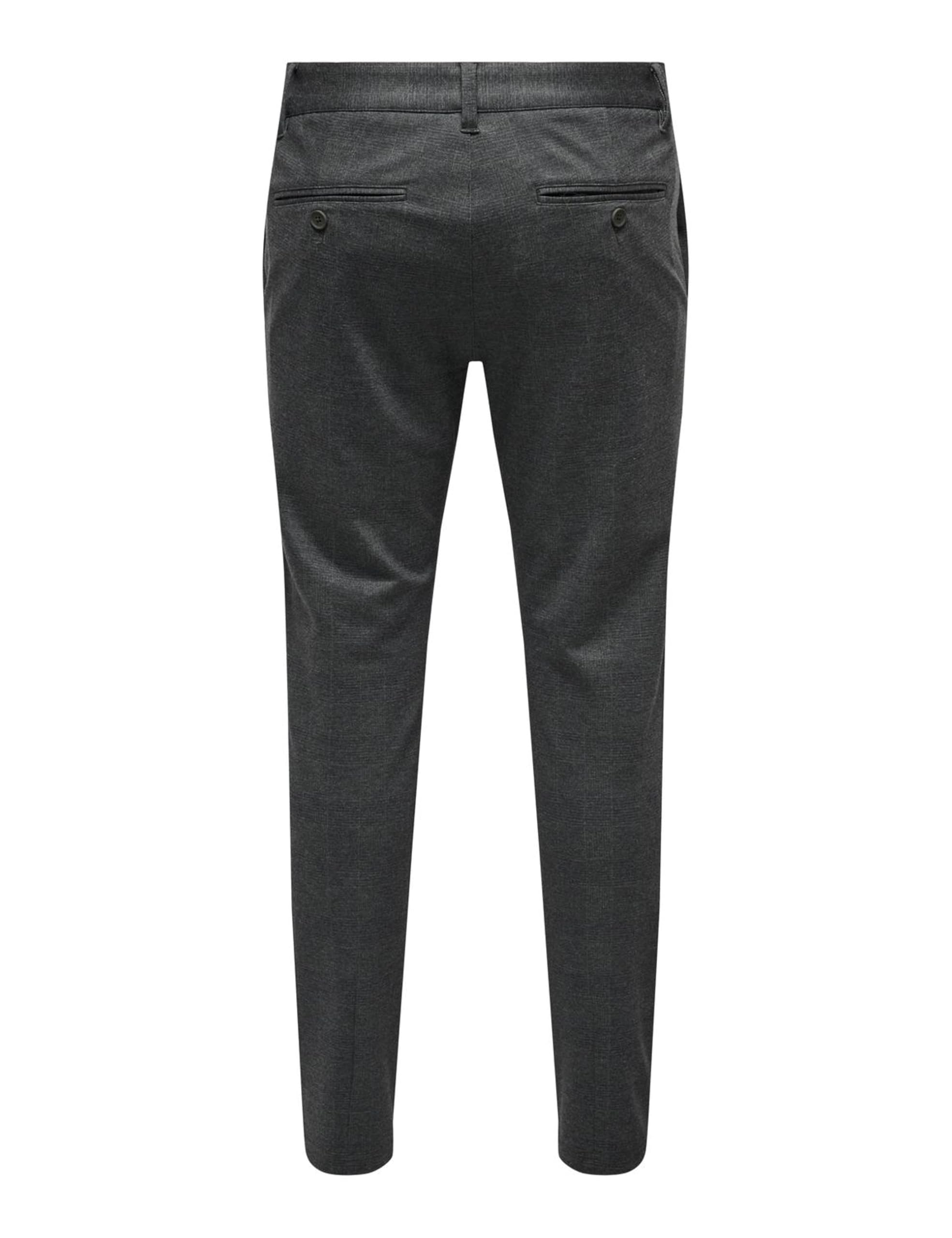 ONLY & SONS Mark Check Pantaloni chino uomo slim