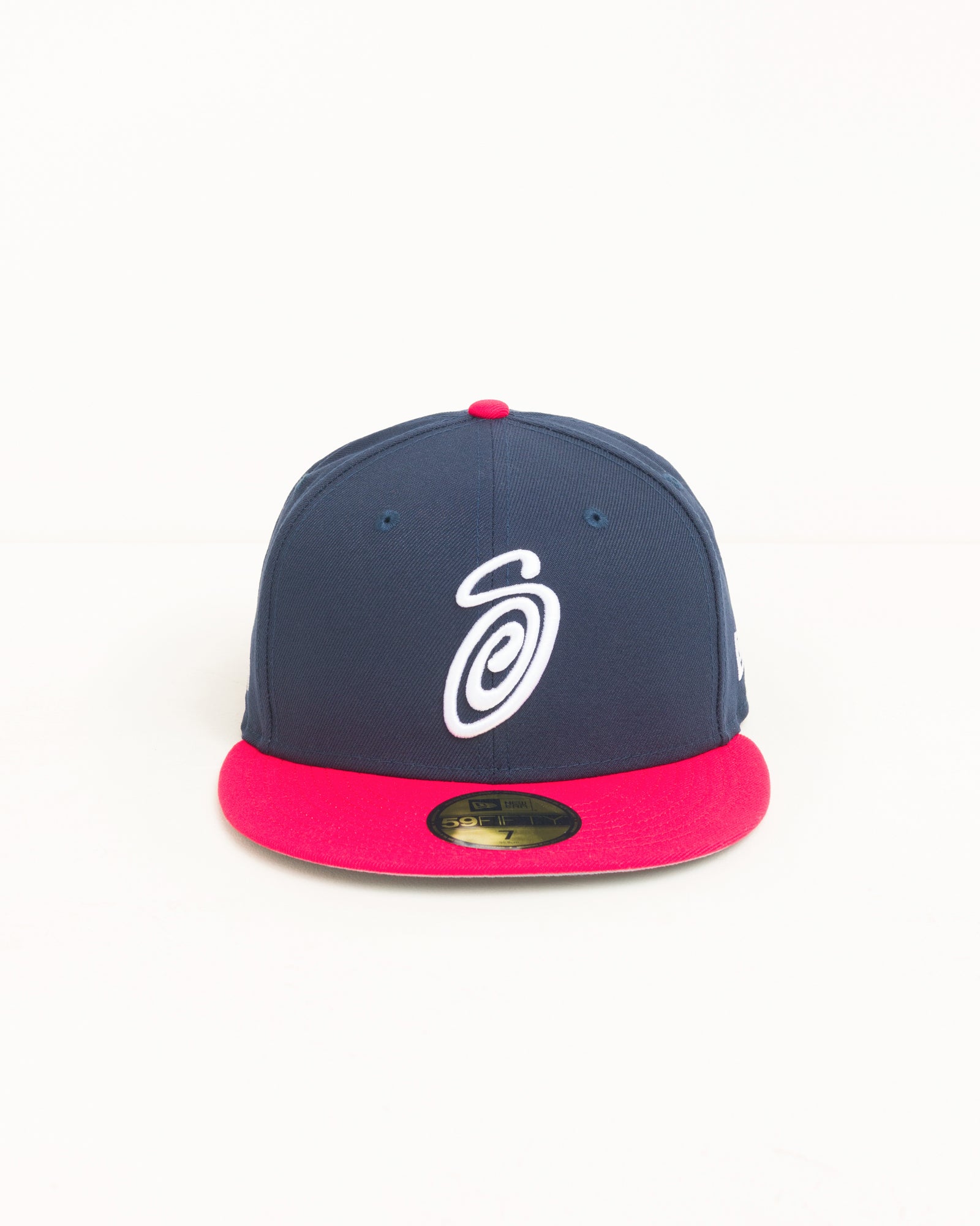 Stussy 59Fifty Swirly S Cap Cappello Navy/Red Poliestere