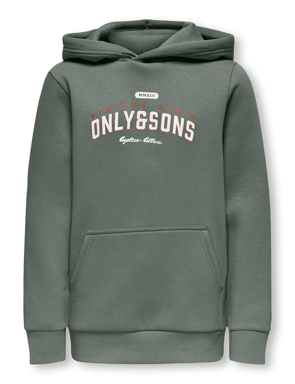 Only & Sons Osjceres Felpa Bambino 134 Castor Gray