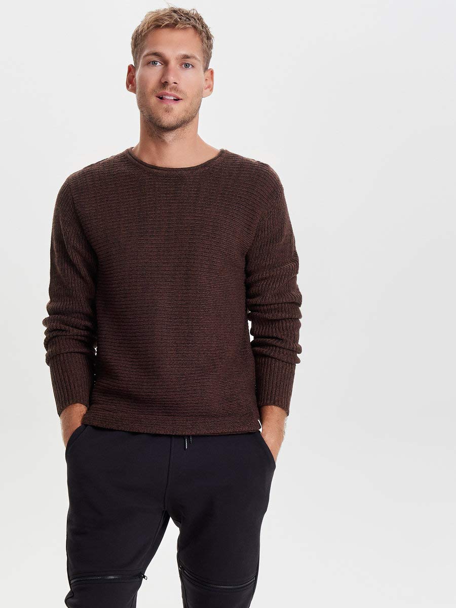 ONLY & SONS Onssato maglione uomo in cotone multicolore