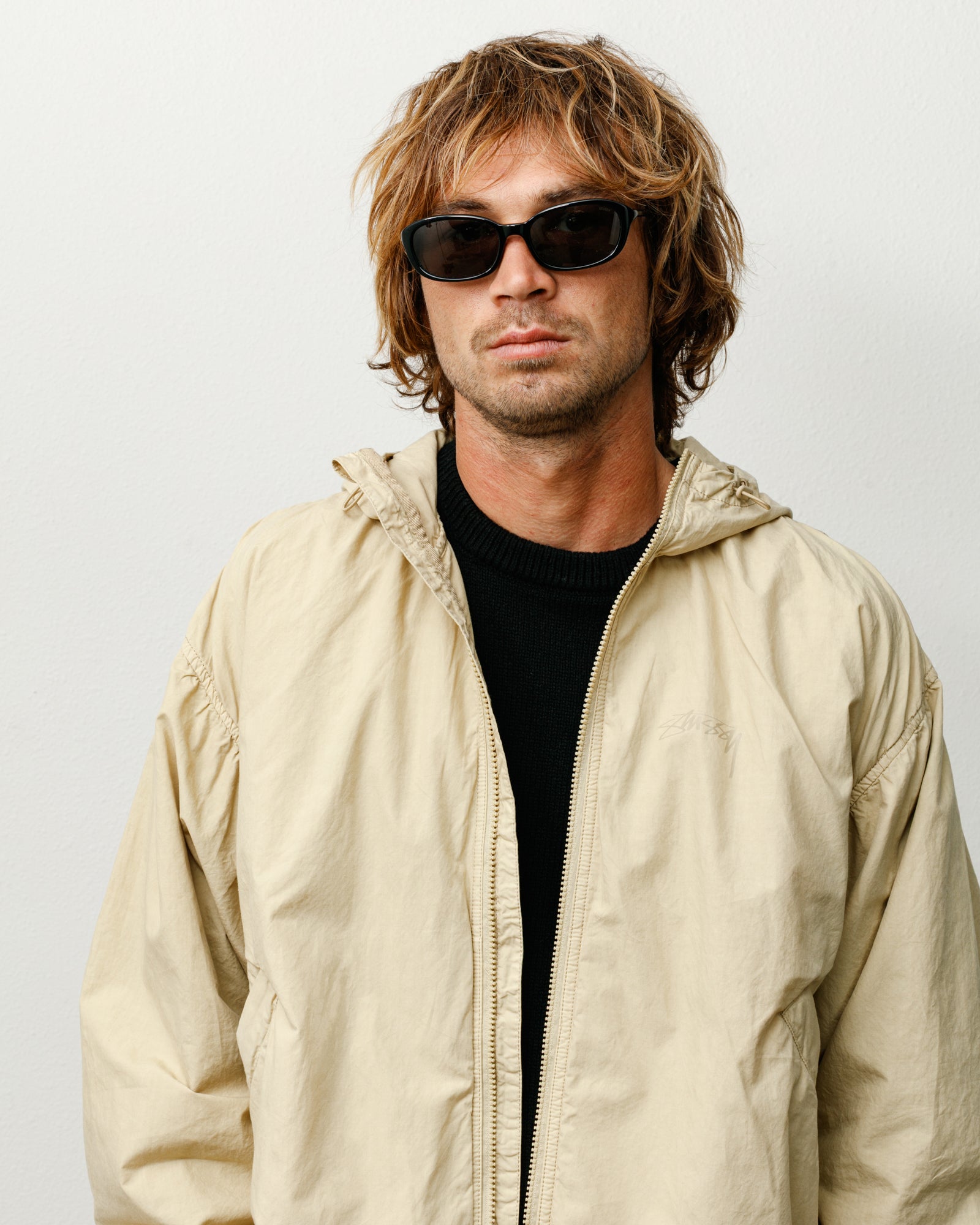 Stussy Eli Sunglasses occhiali sole neri bioacetato UVA/UVB