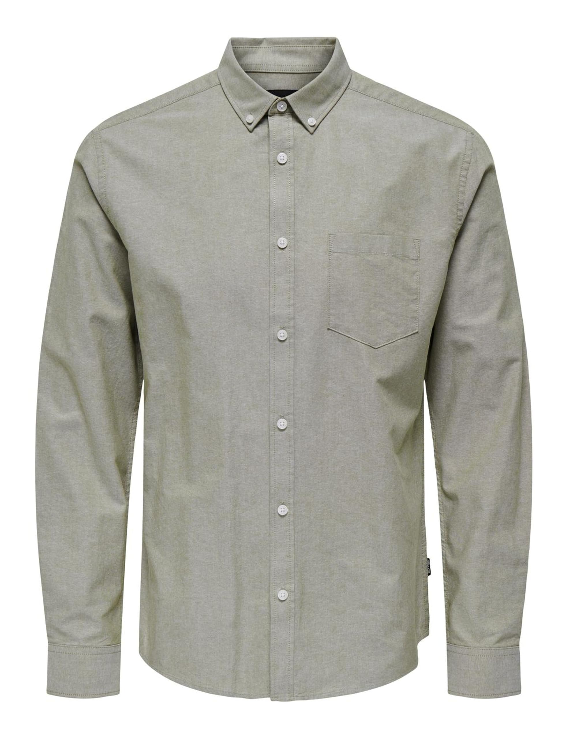 ONLY & SONS Onsalvaro Camicia Oxford Uomo Manica Lunga