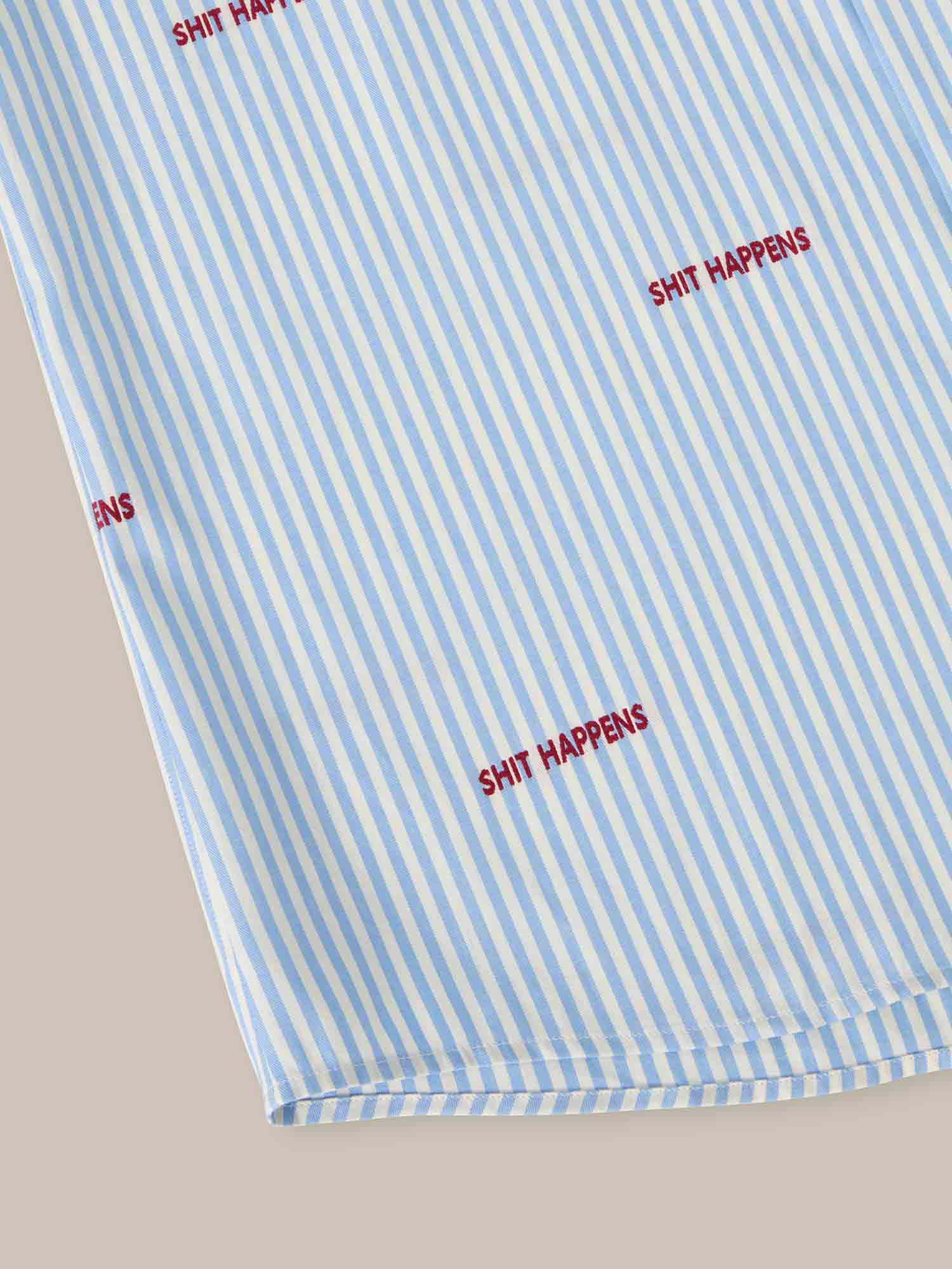 Robert Talbott Reynolds camicia twill bengal azzurro chiaro