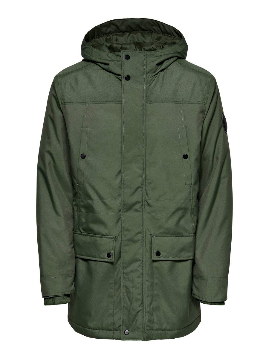 Only & Sons Onspeter Parka Giacca Uomo Tecnica Cappuccio