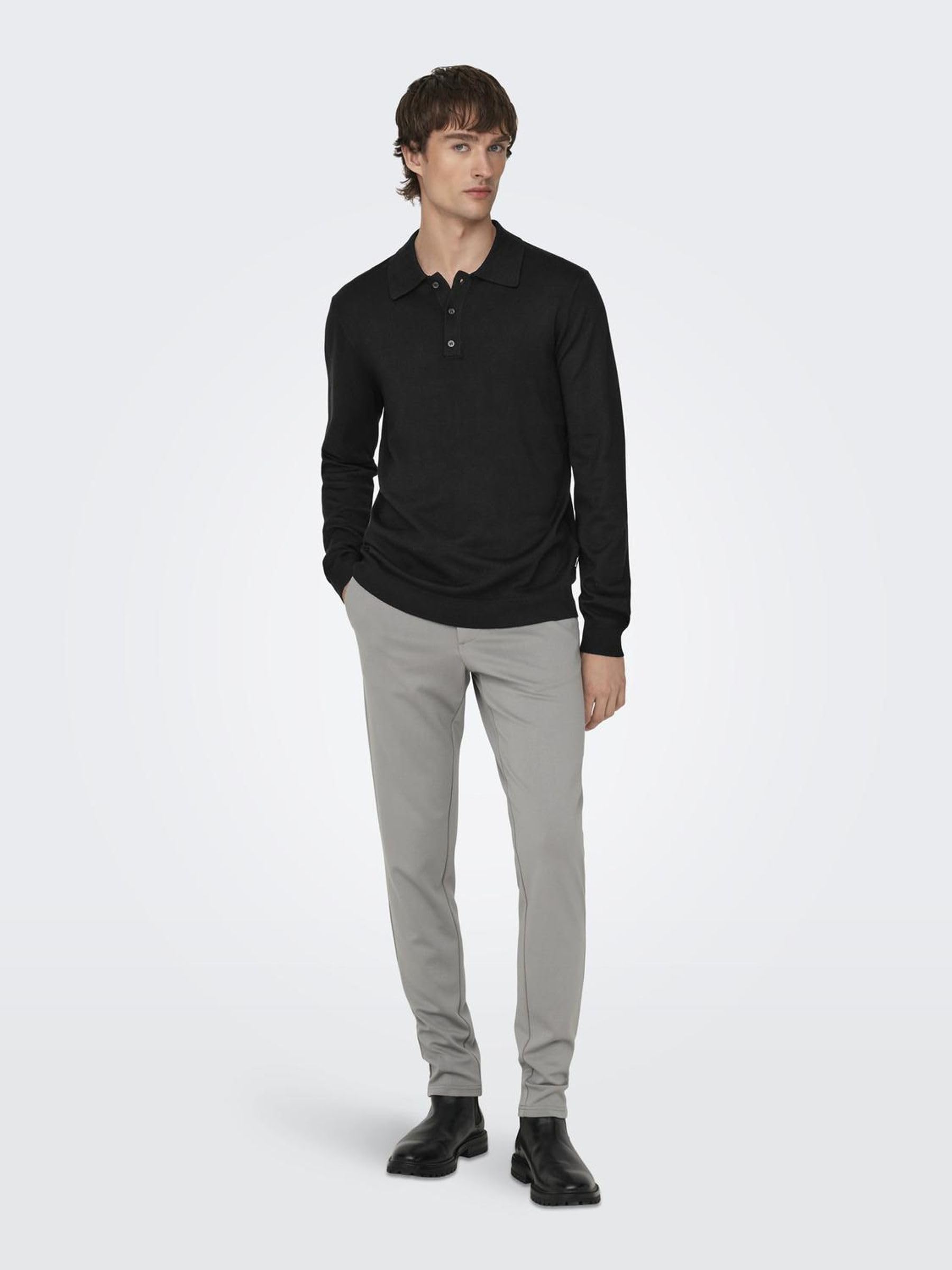 Only & Sons Onswyler Polo uomo XL manica lunga