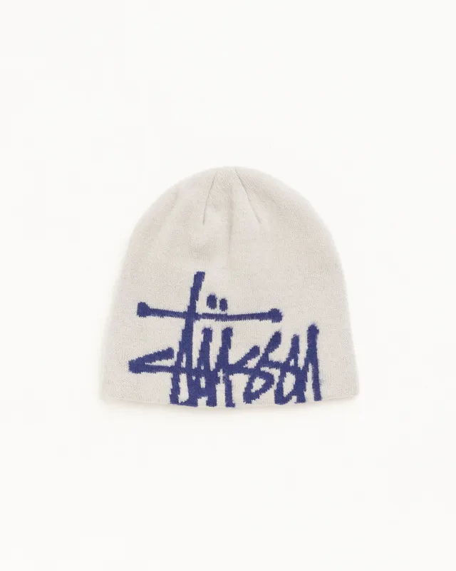 Stussy Headwear Skullcap Basic berretto Grey acrilico